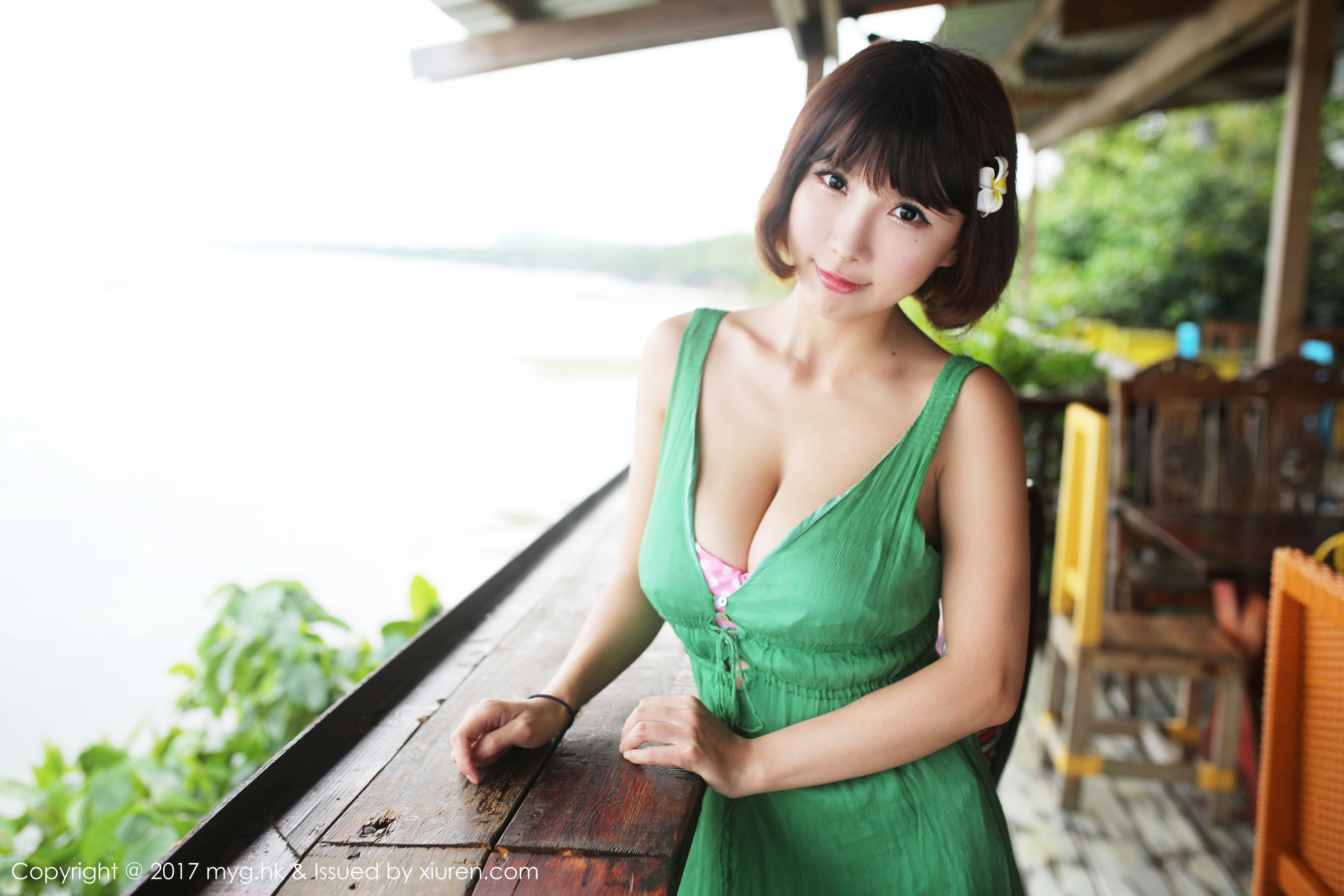 晓茜sunny《海边波点式比基尼系列》 美媛馆 Vol.267插图3