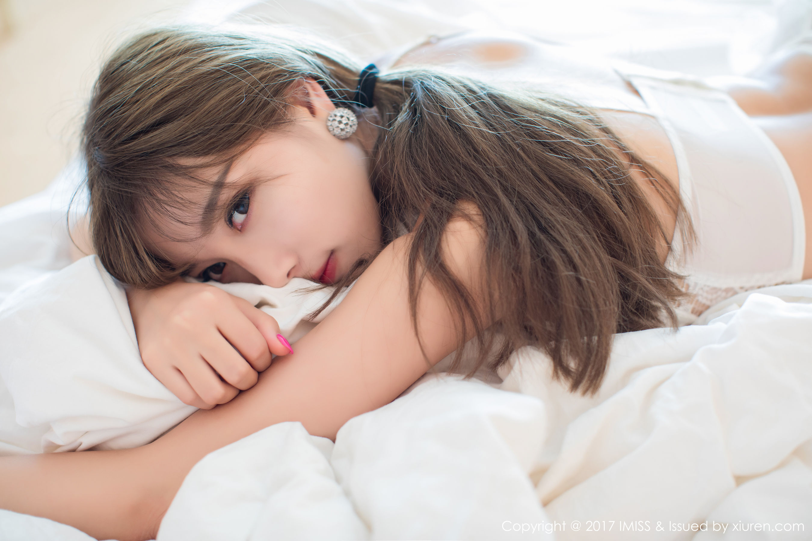 杨晨晨sugar《蕾丝网袜与性感比基尼》 爱蜜社IMiss Vol.183插图9