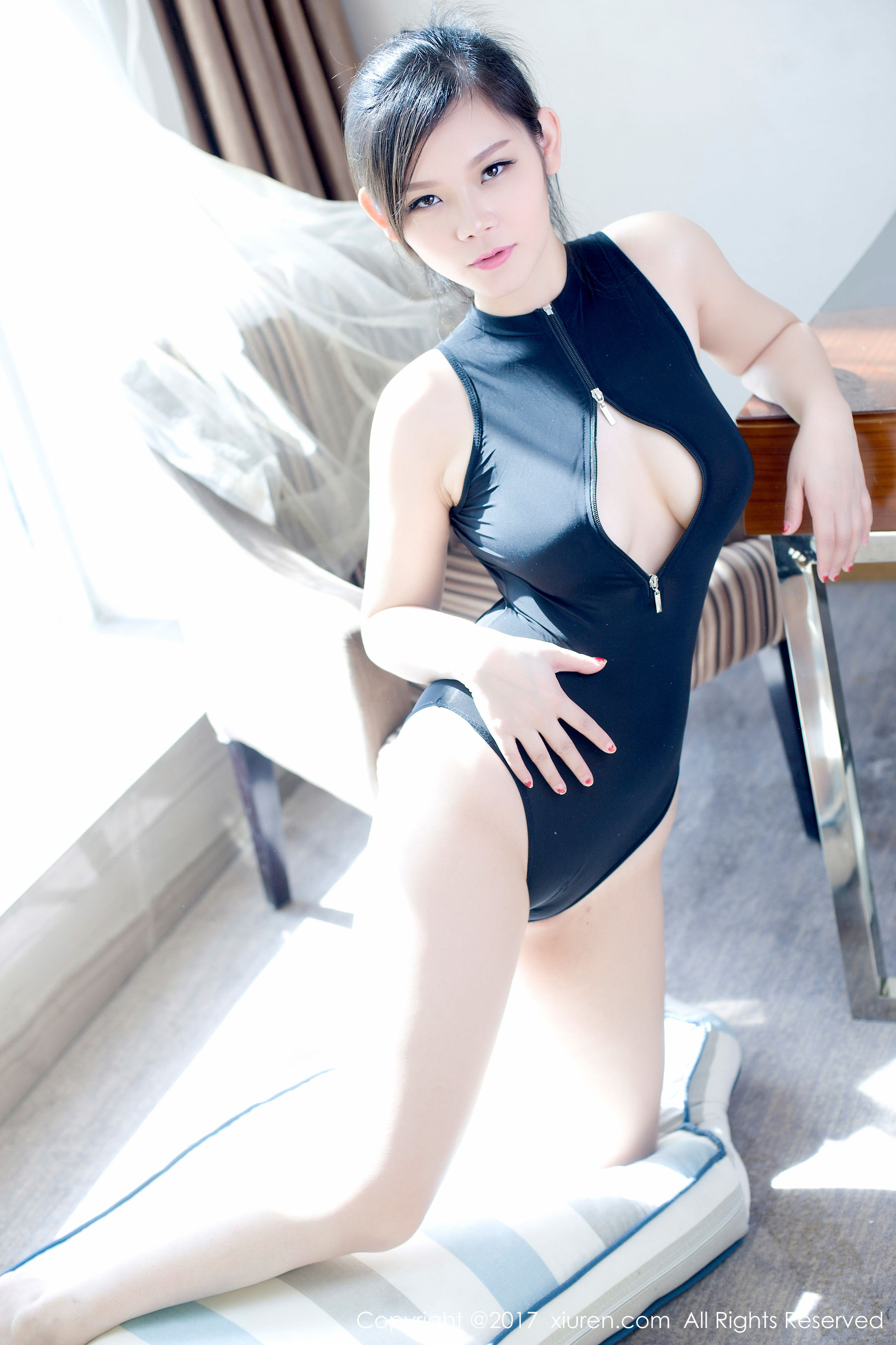 黎美儿Cici《情趣连体服+比基尼+开胸泳装》 秀人网XIUREN No.728插图3