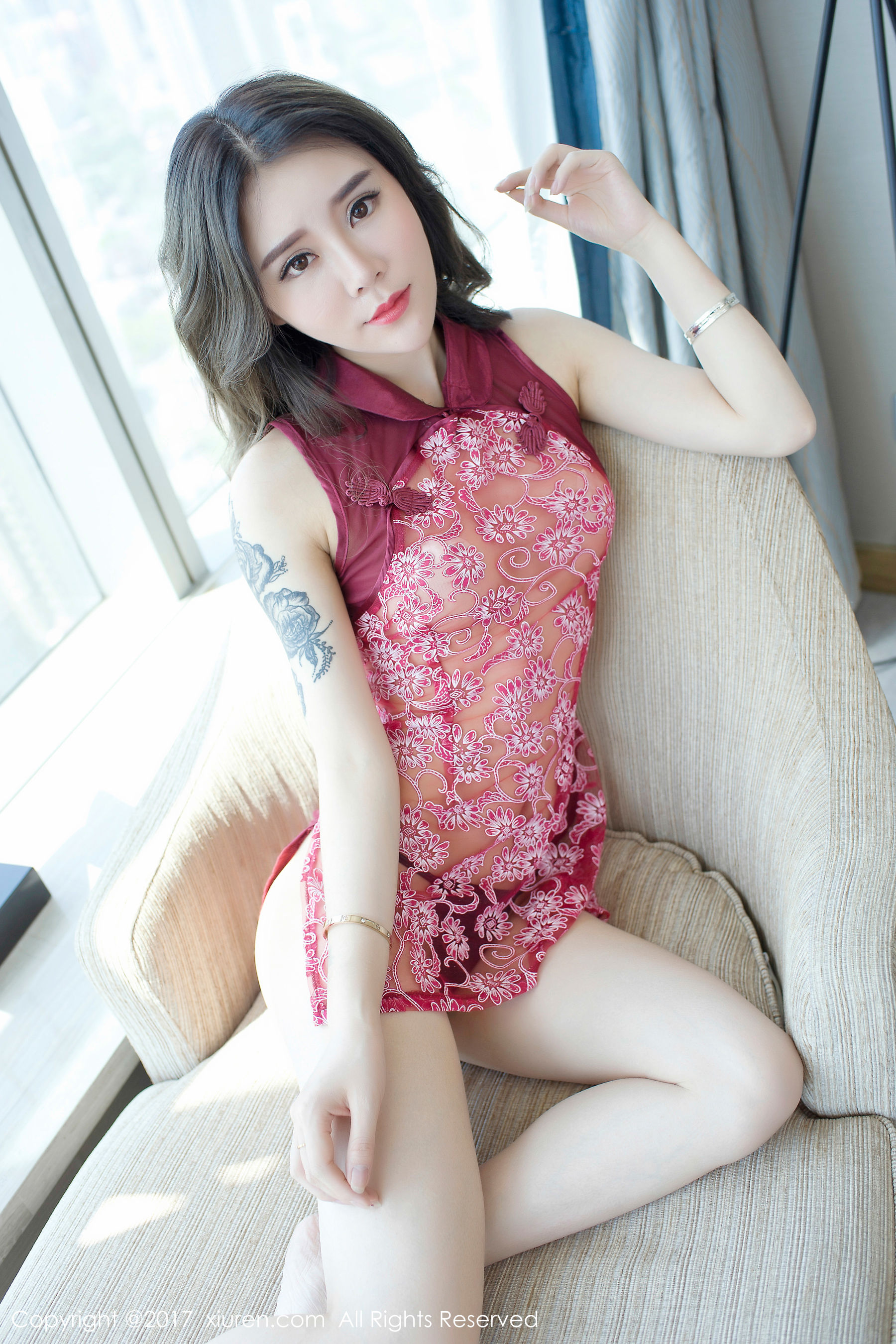 爱丽莎Lisa《旗袍诱惑+浴室性感》 秀人网XIUREN No.763