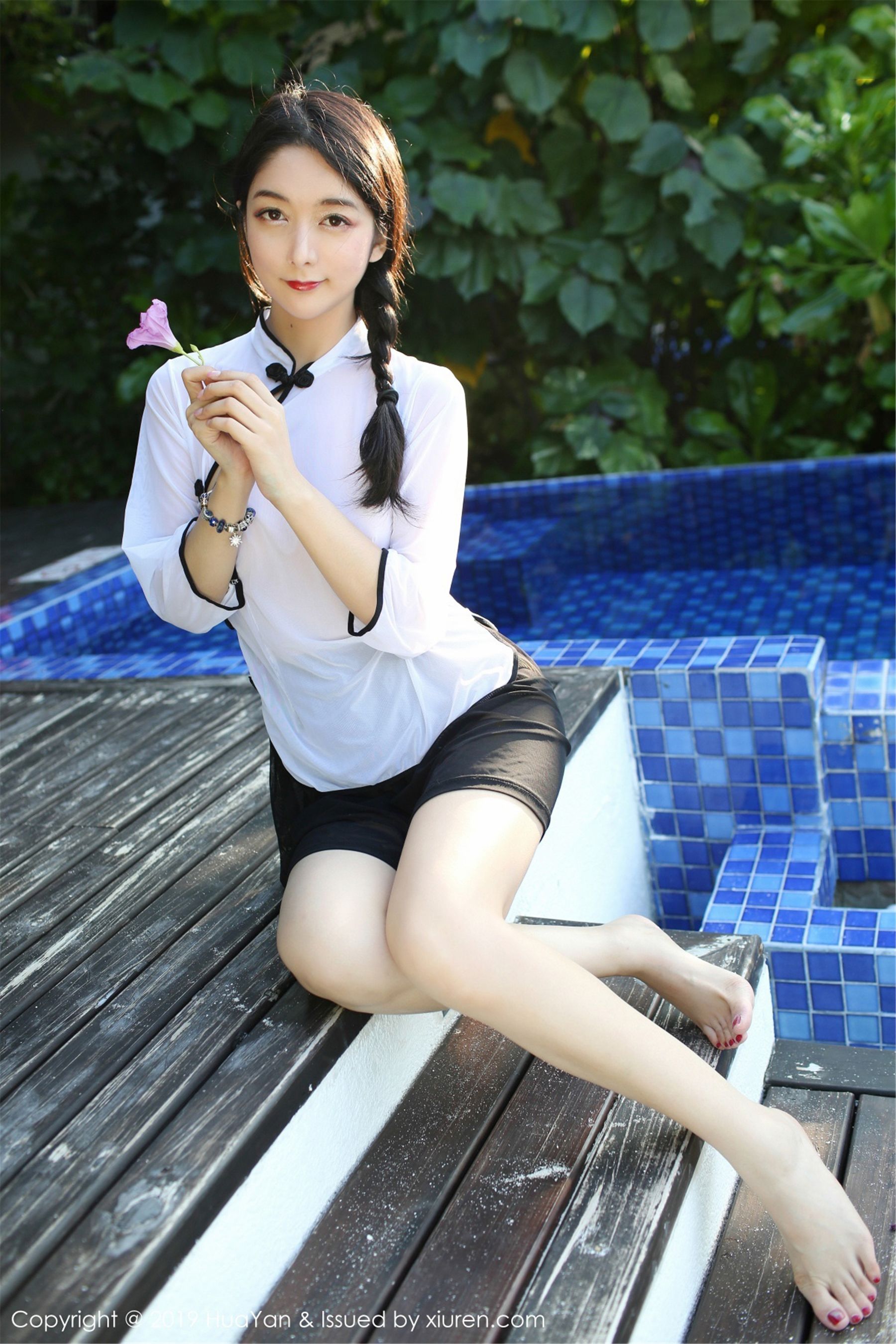 花の颜 Vol.065 Angela喜欢猫插图2