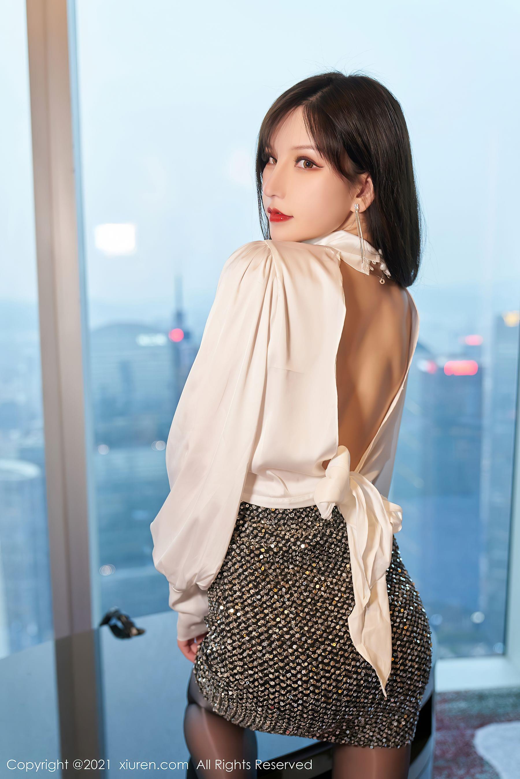 秀人XIUREN No.3356 周于希Sandy插图1