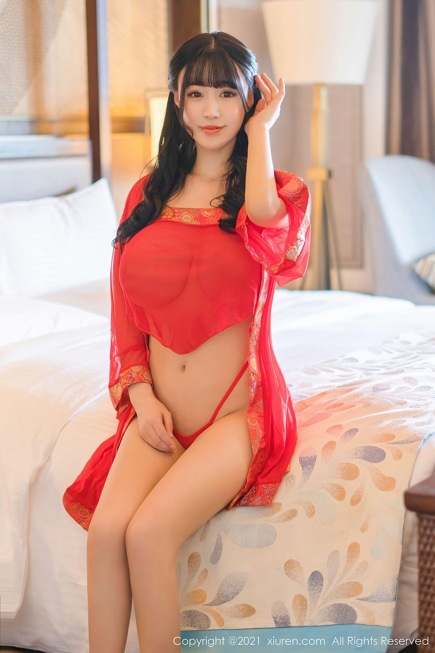 秀人XIUREN No.3322 朱可儿Flower插图1