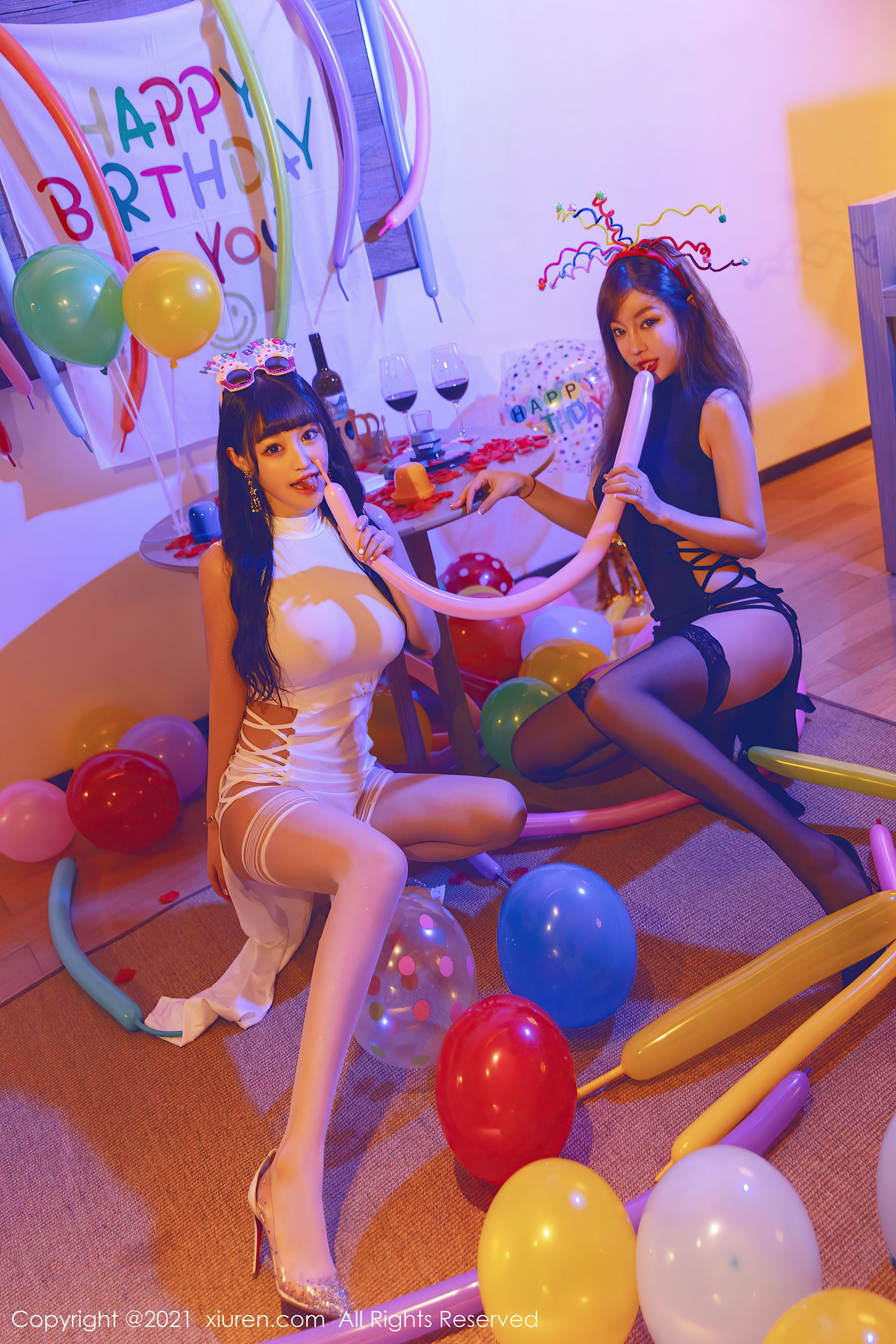 秀人 No.4025 朱可儿Flower、王雨纯插图4