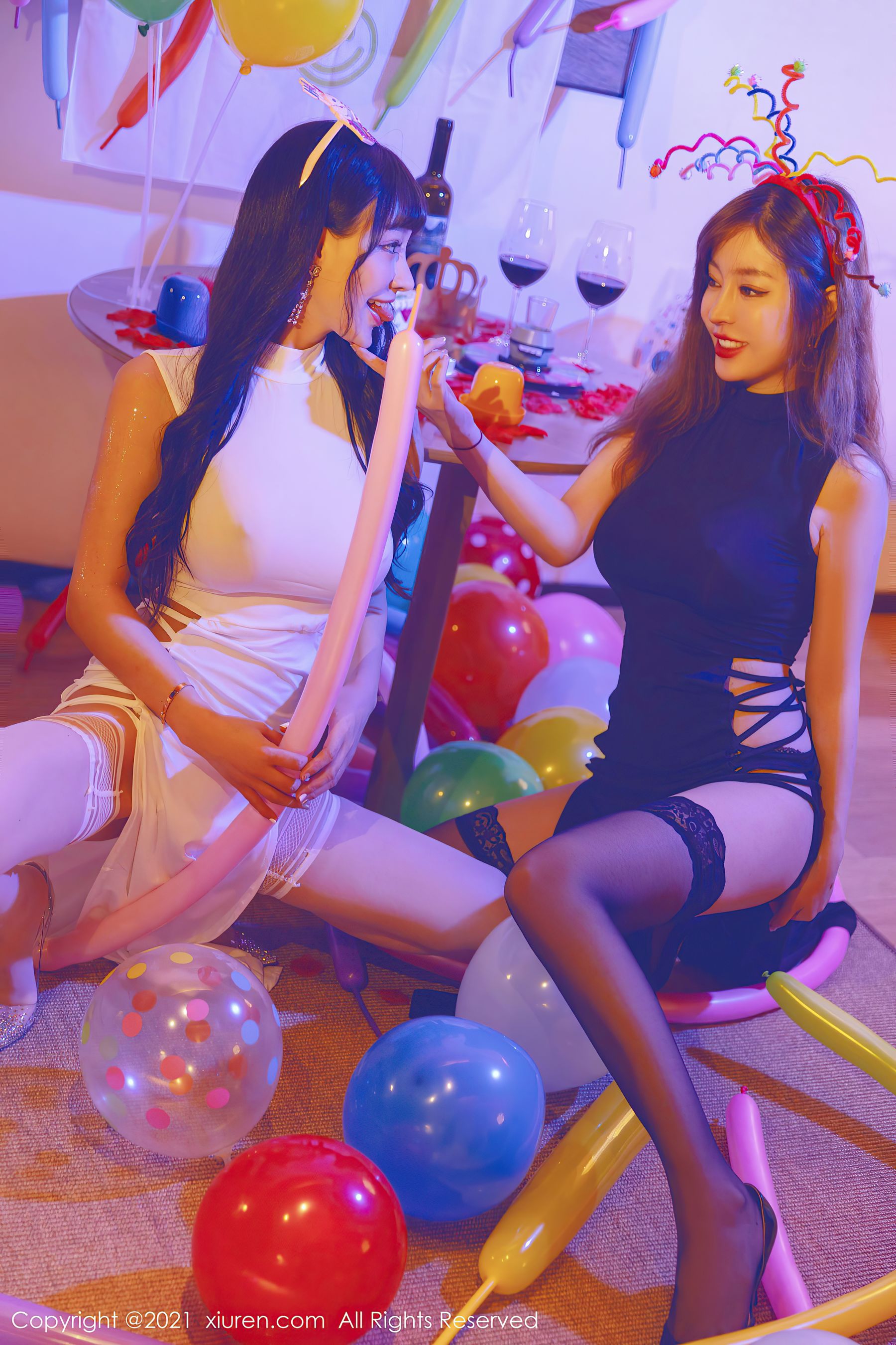 秀人 No.4025 朱可儿Flower、王雨纯插图3