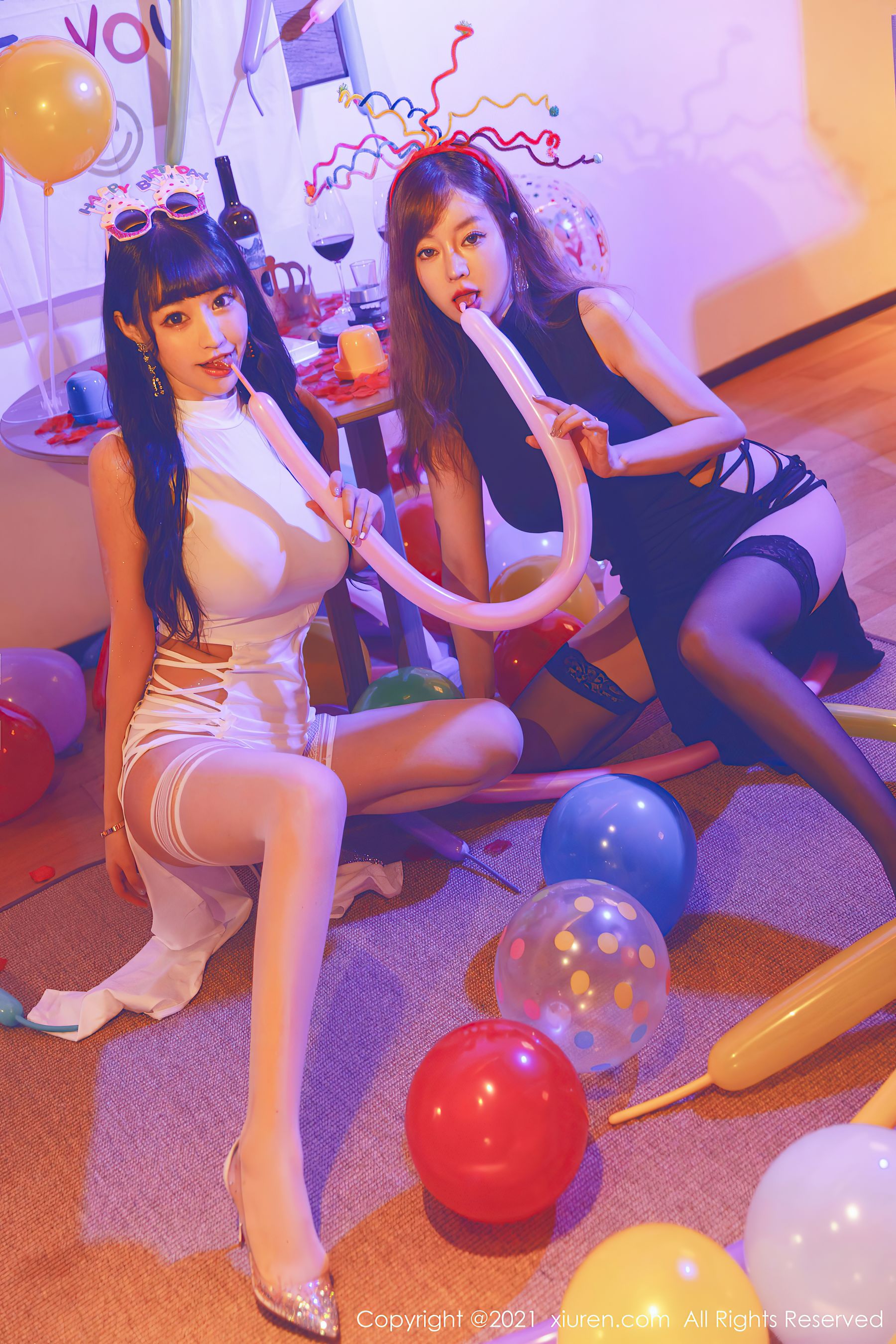 秀人 No.4025 朱可儿Flower、王雨纯插图5