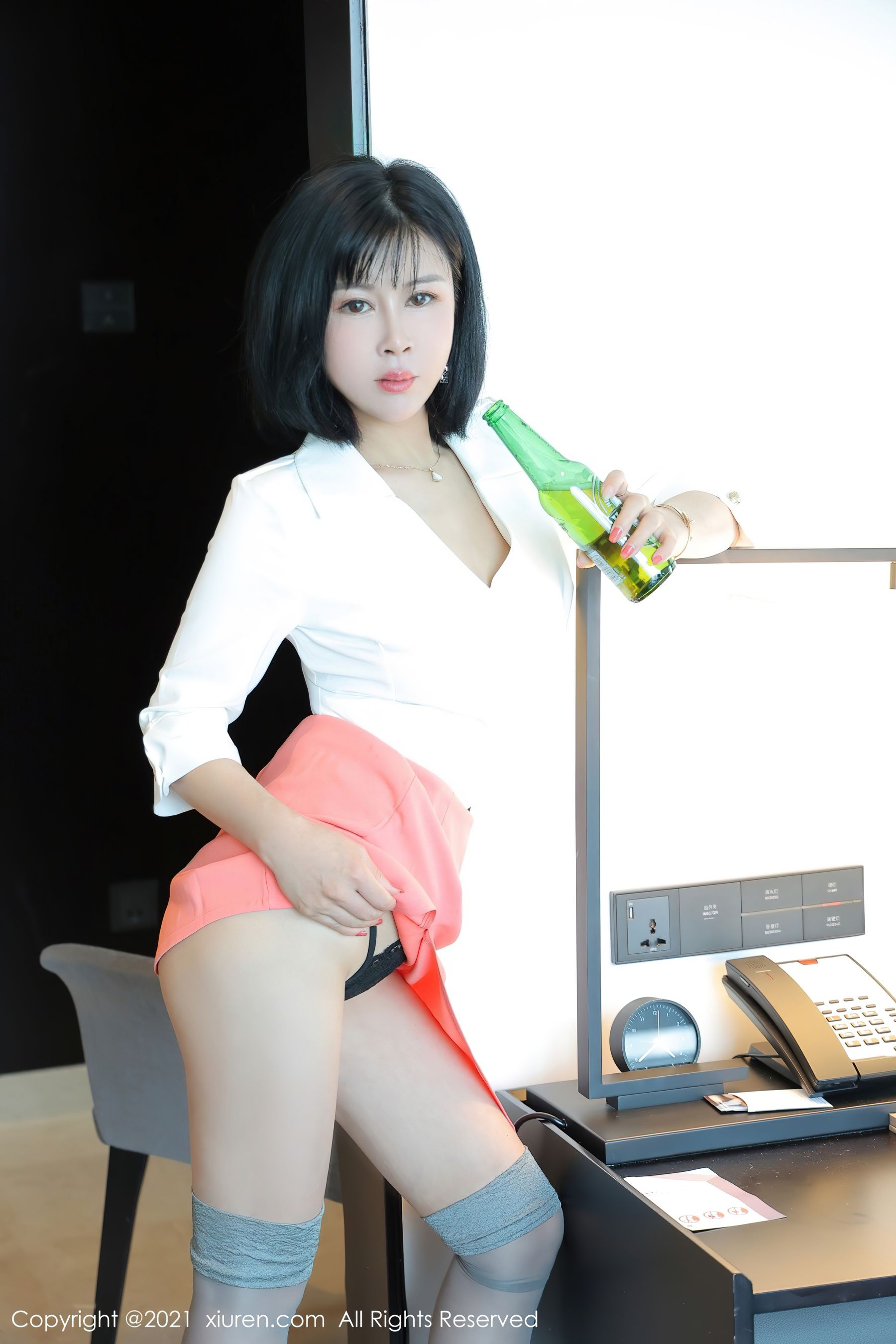 秀人 No.4047 乖乖小野喵&amp;Lucky沈欢欣插图6