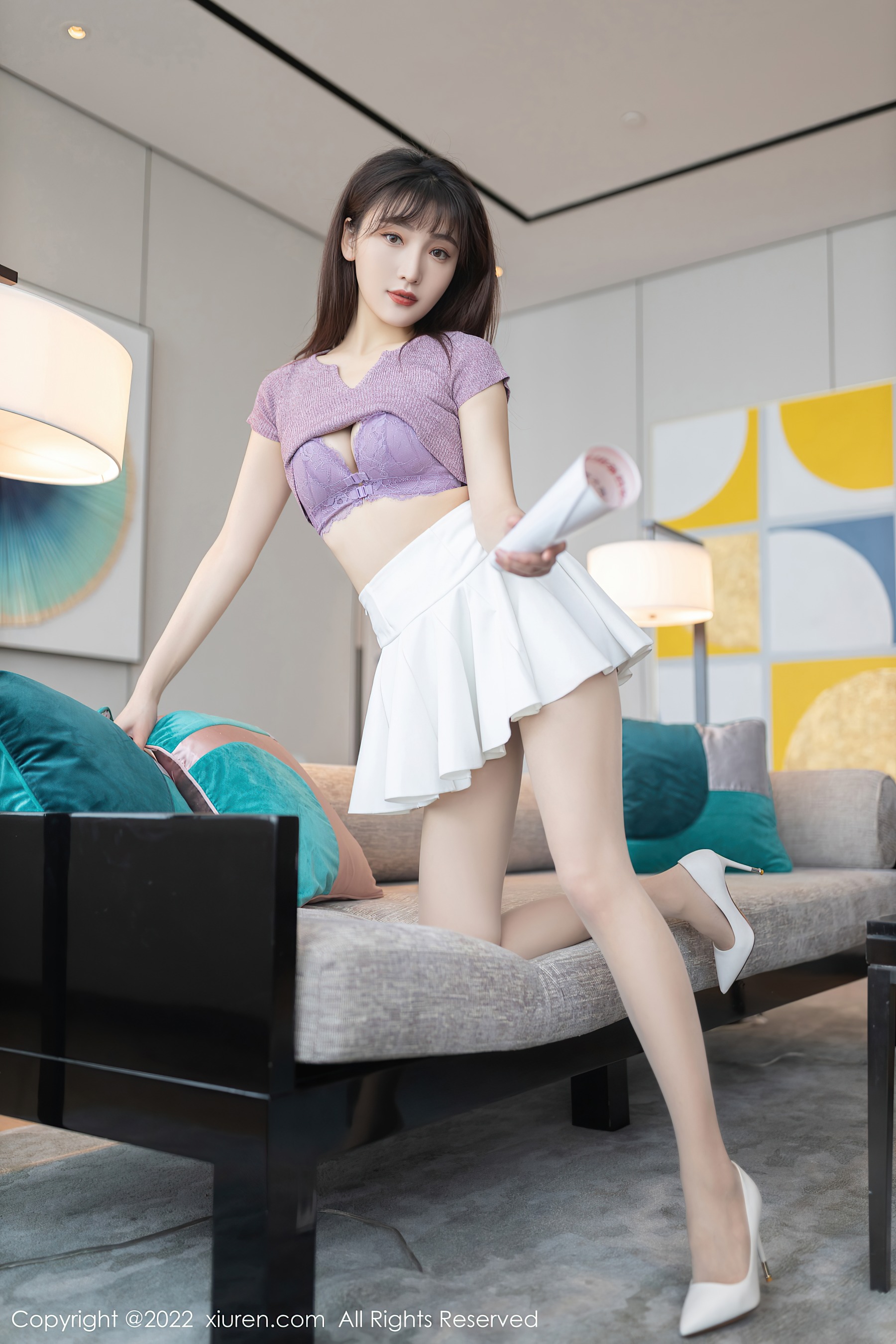 秀人网 No.4570 陆萱萱 清纯美腿大学生插图7