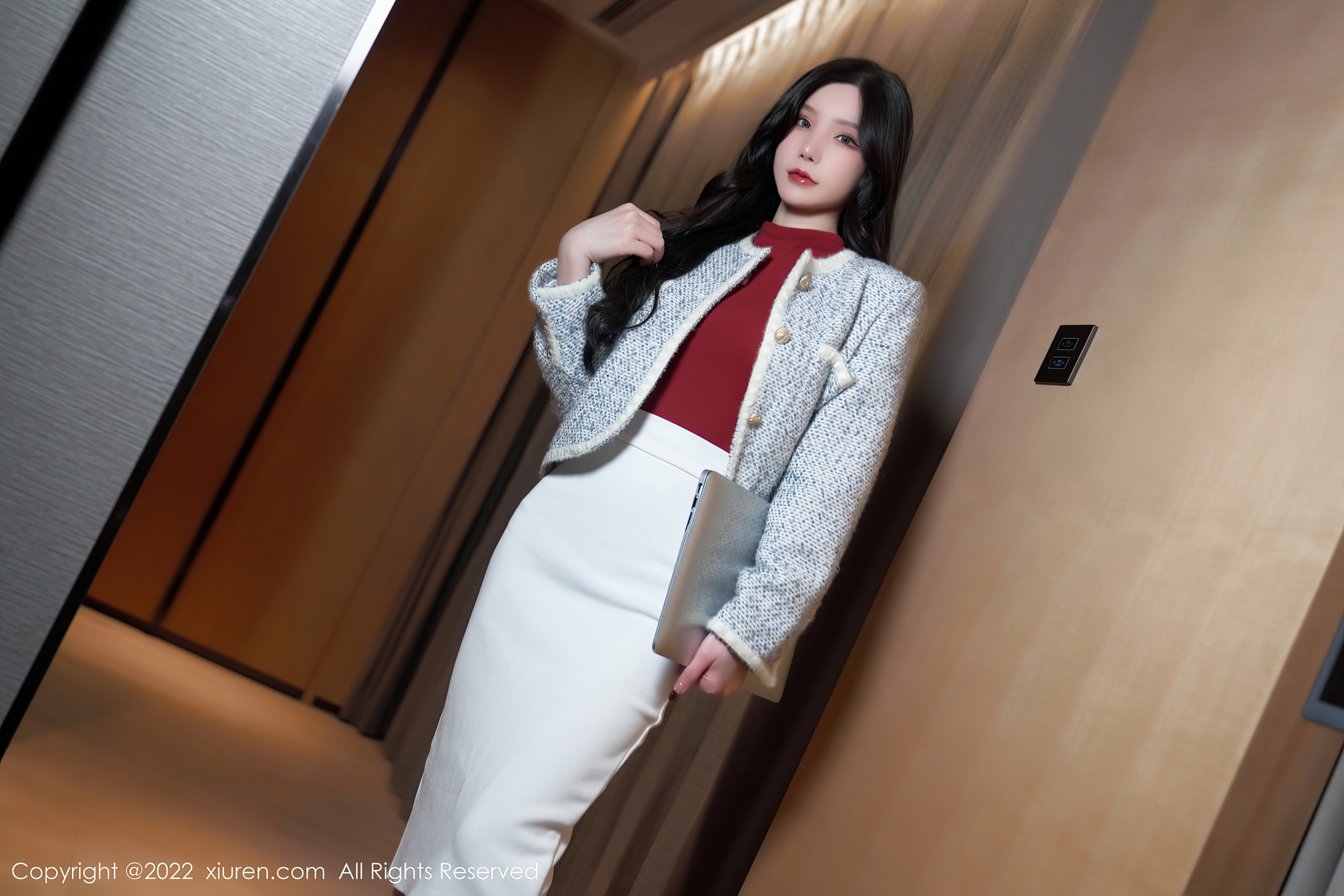 秀人网 No.4728 周于希Sally 丝袜美臀职场写真插图8