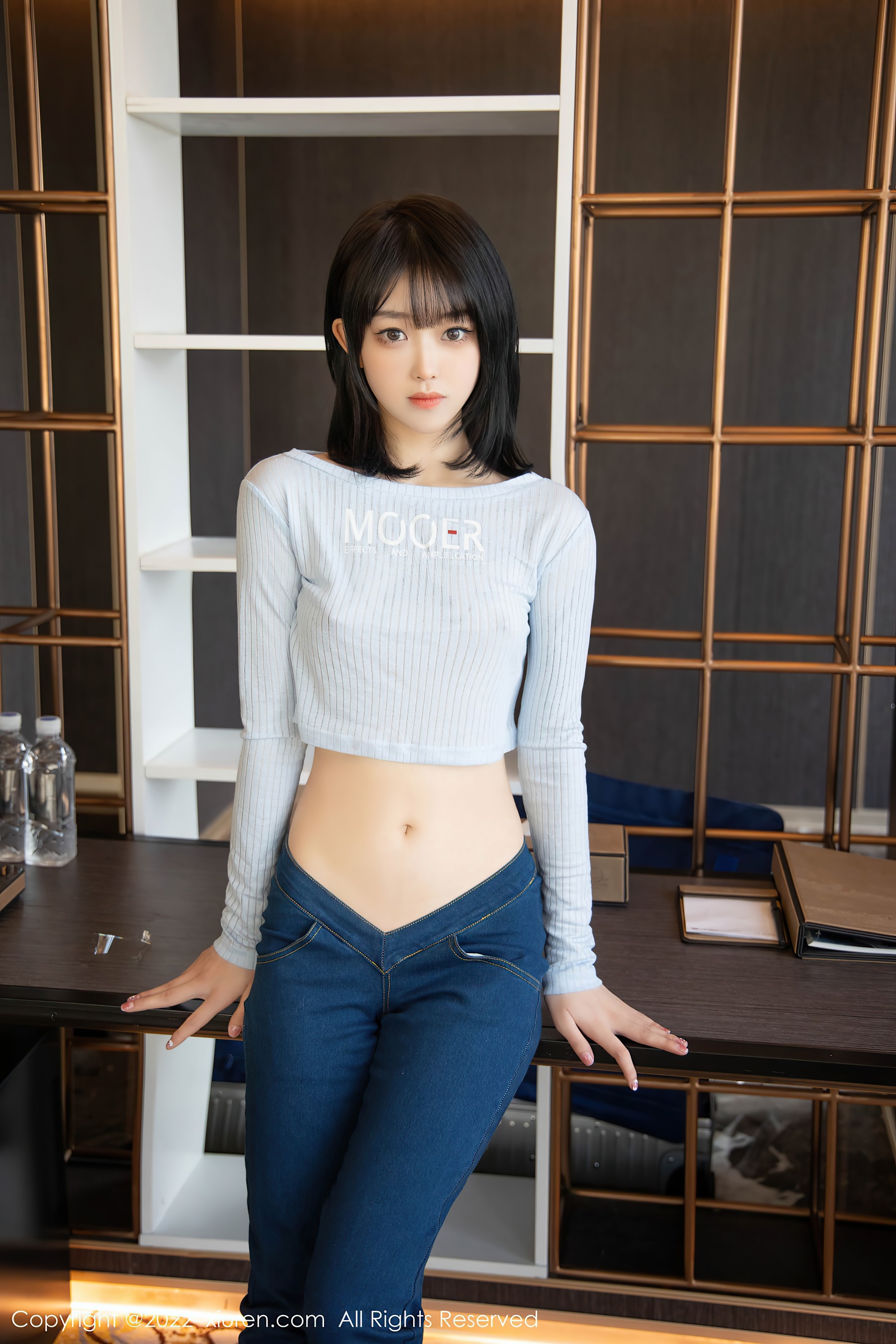 秀人网 No.4584 奶瓶. 牛仔裤美腿