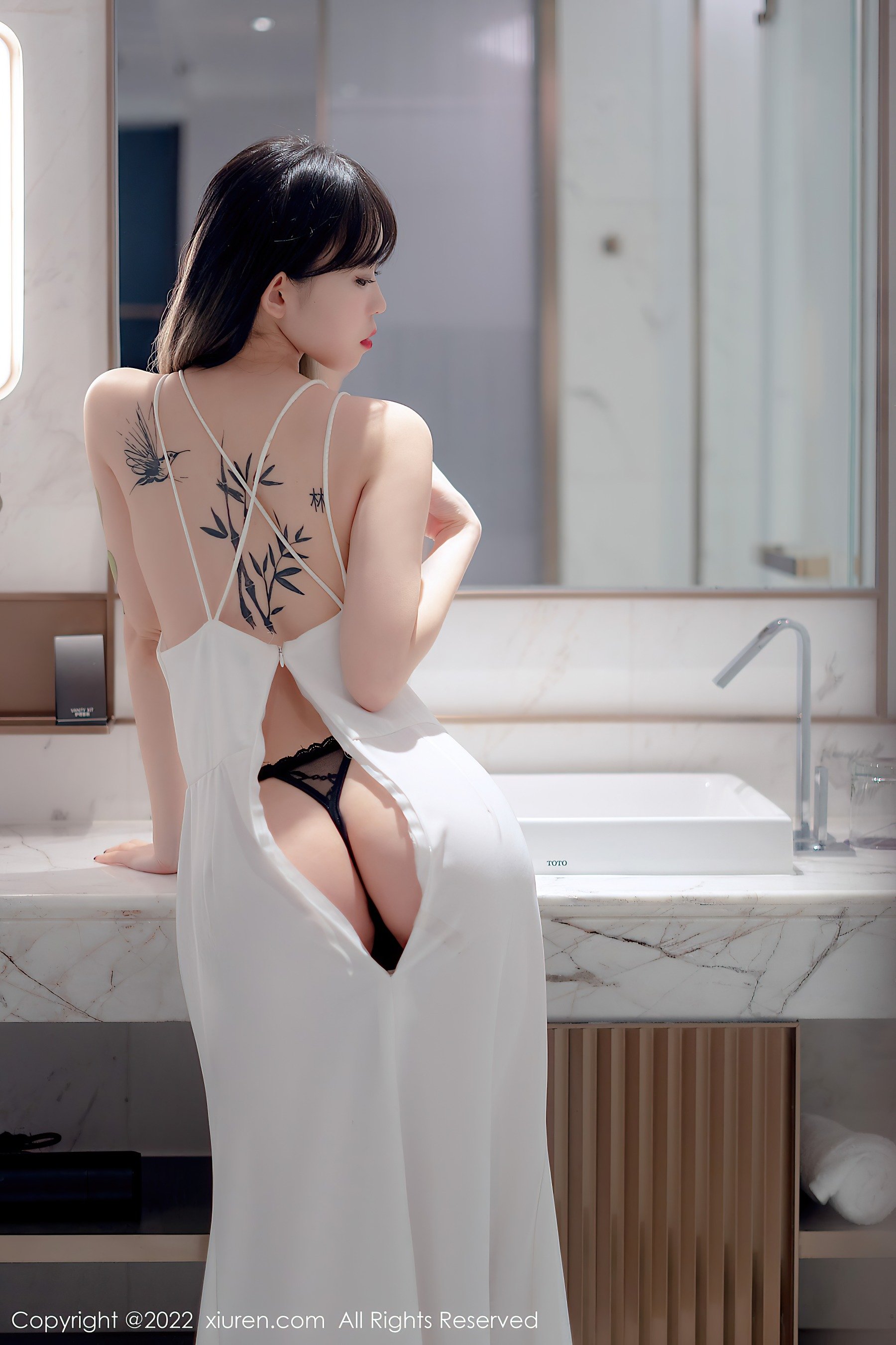 秀人网 No.4611 奶瓶. 淑女美腿长裙薄纱插图5