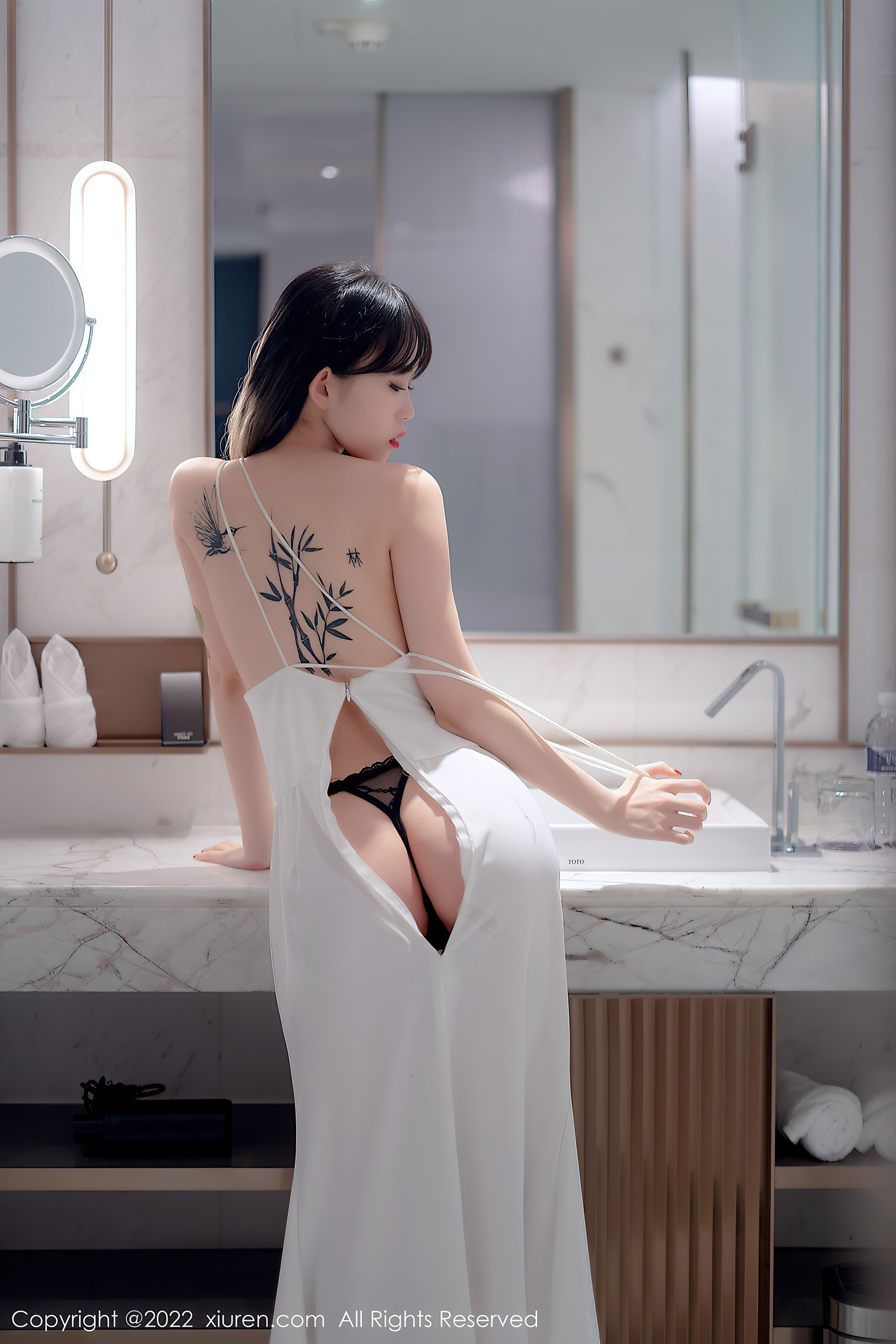 秀人网 No.4611 奶瓶. 淑女美腿长裙薄纱插图6