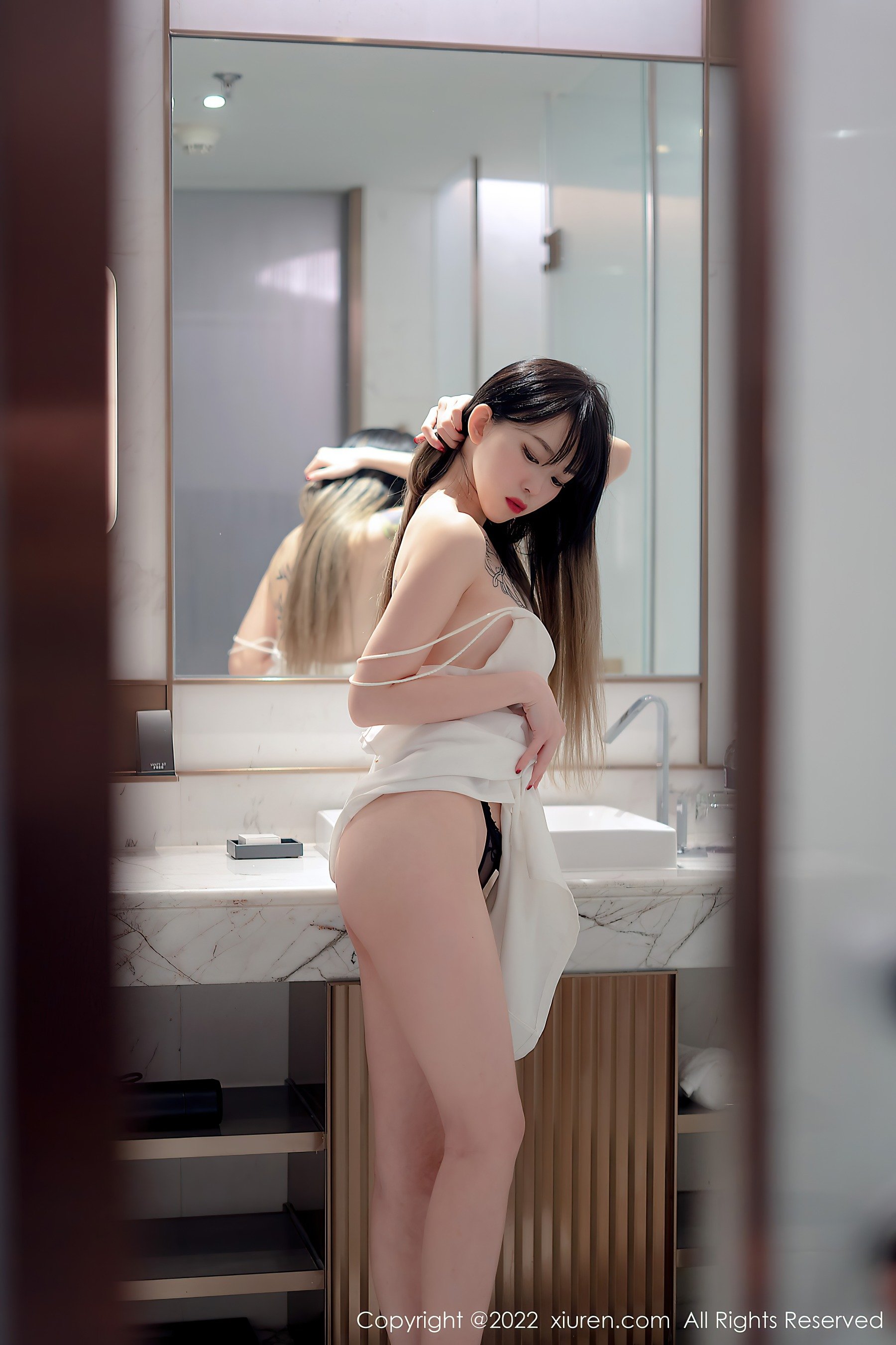 秀人网 No.4611 奶瓶. 淑女美腿长裙薄纱插图1