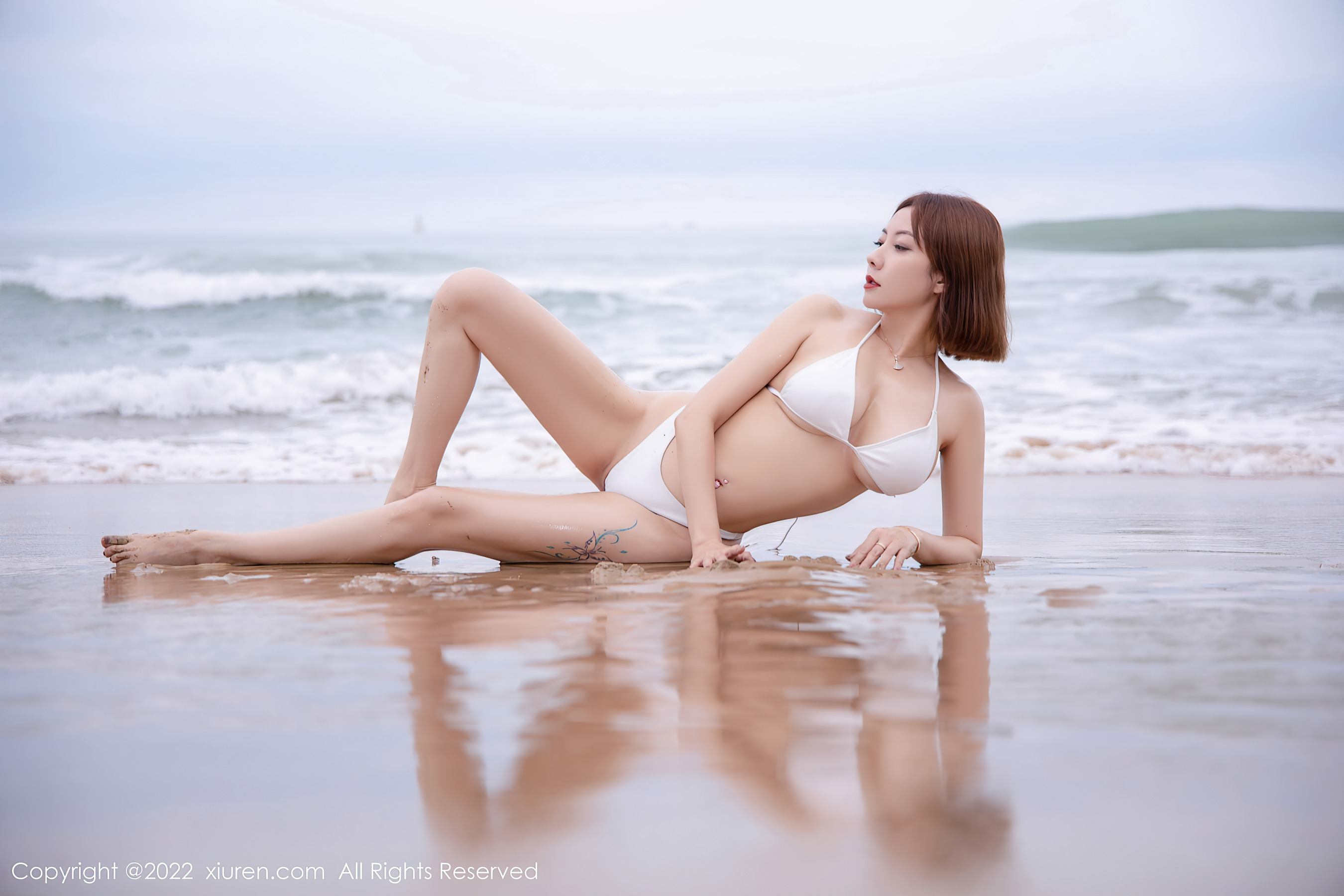 秀人网 No.4853 果儿Victoria 沙滩美臀插图5