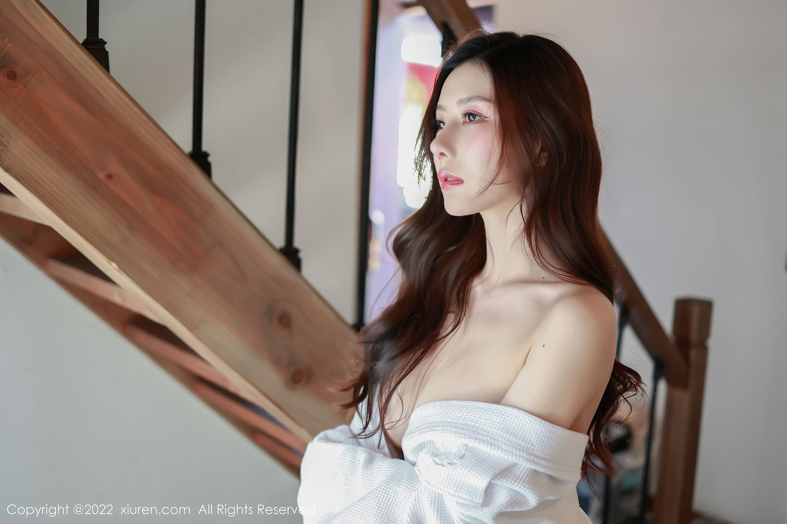 秀人网 No.4932 尹甜甜 睡袍美腿插图3