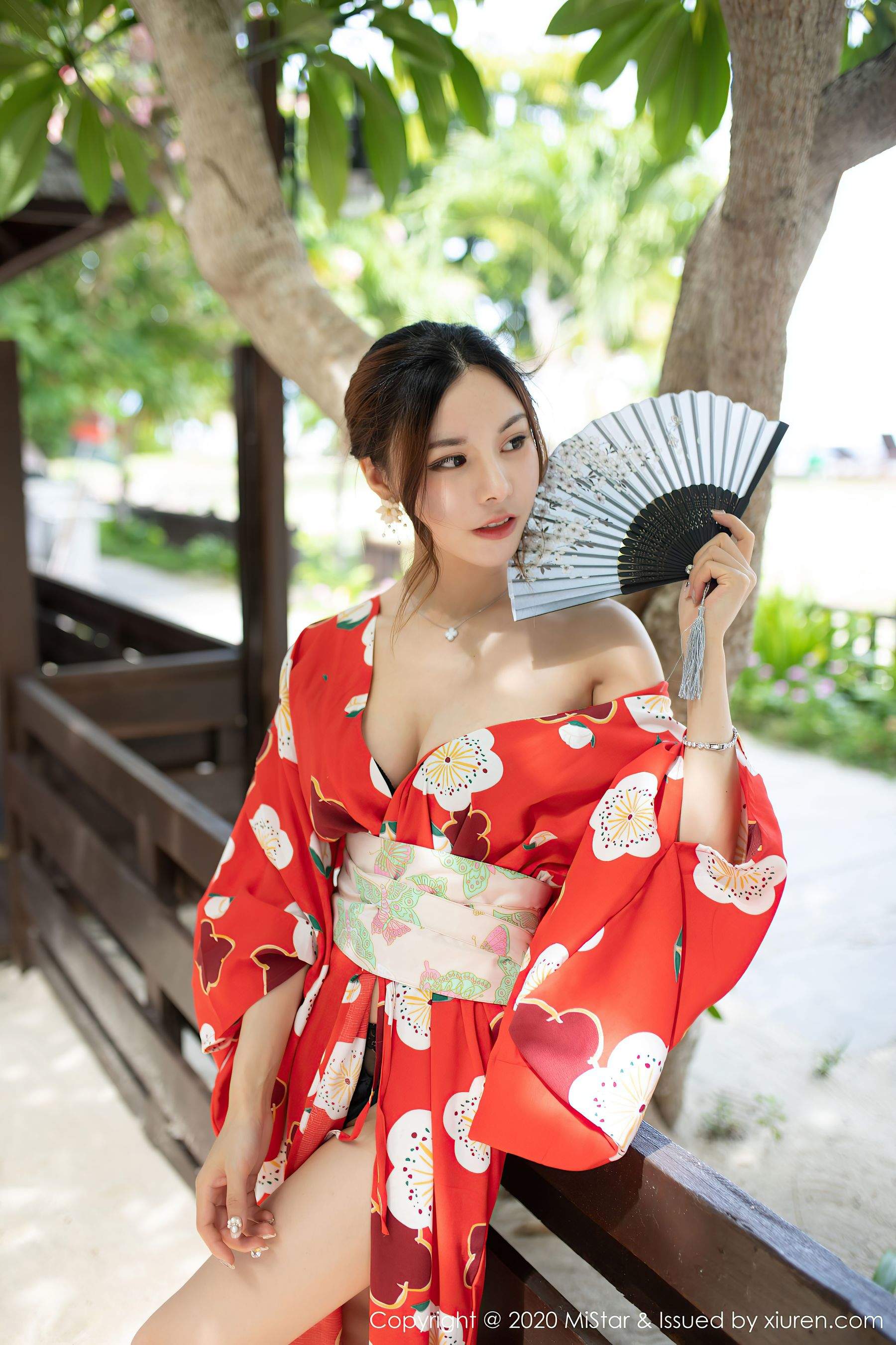 魅妍社 VOL.326 沈佳熹 – 鲜艳的和服插图1