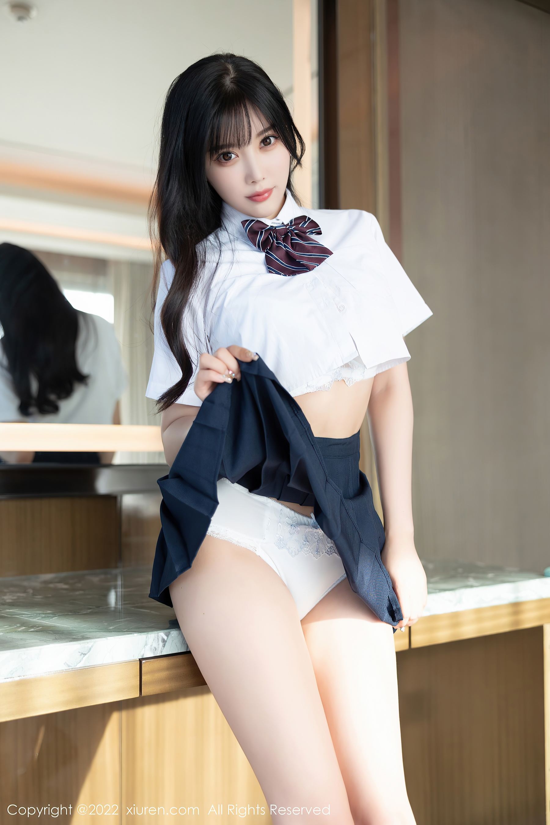 秀人网 No.5338 杨晨晨 校园制服诱惑插图5