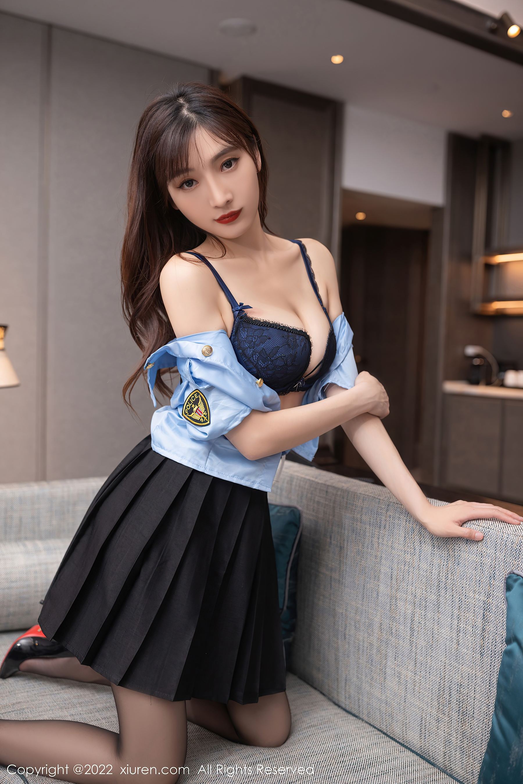 秀人网 No.5461 陆萱萱 制服美腿插图5