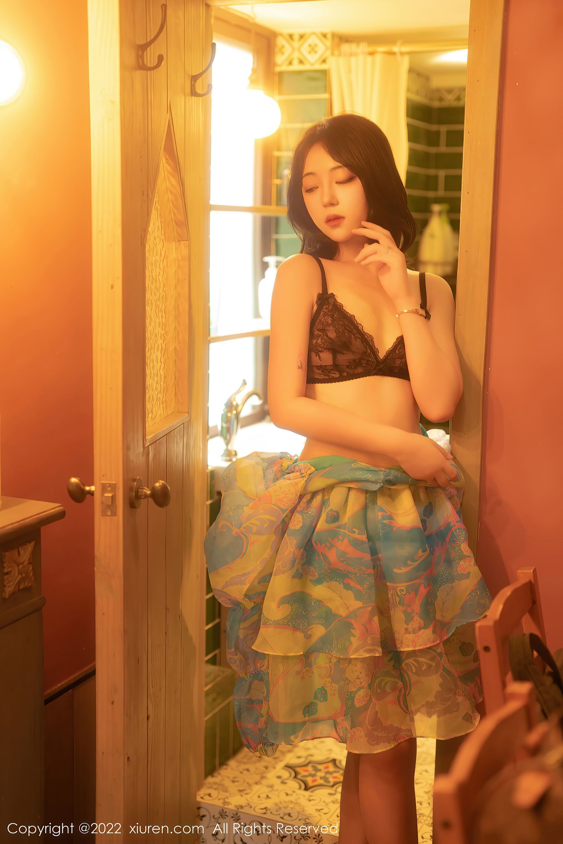 秀人网 No.5749 露露luncy 长裙美腿插图5