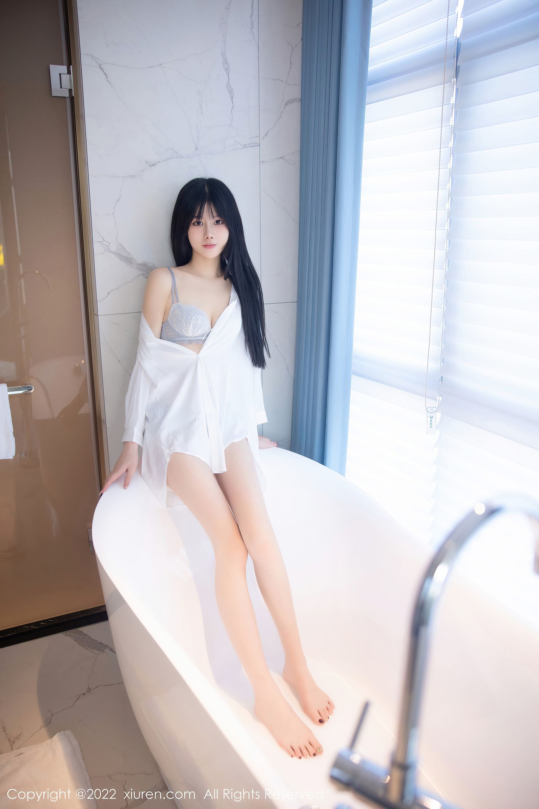 秀人网 No.5909 77qiqi 浴缸美腿插图1