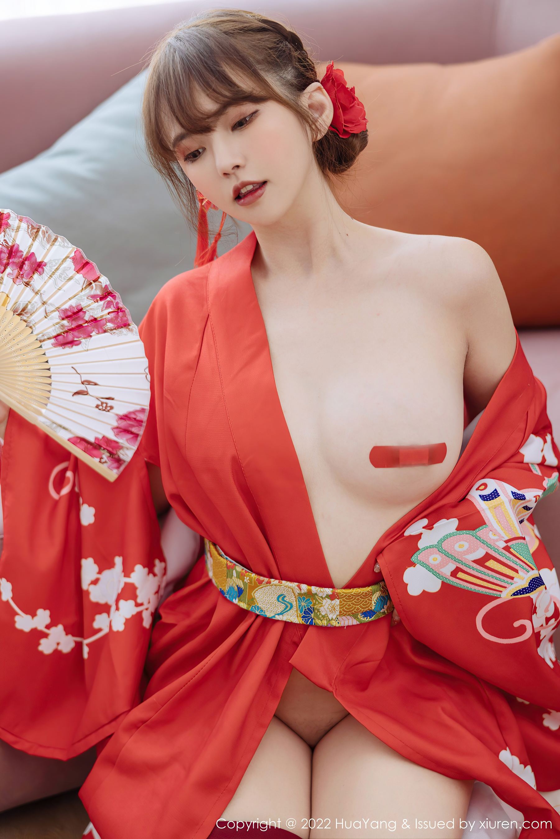 花漾 VOL.518 张思允Nice 和服美臀插图9