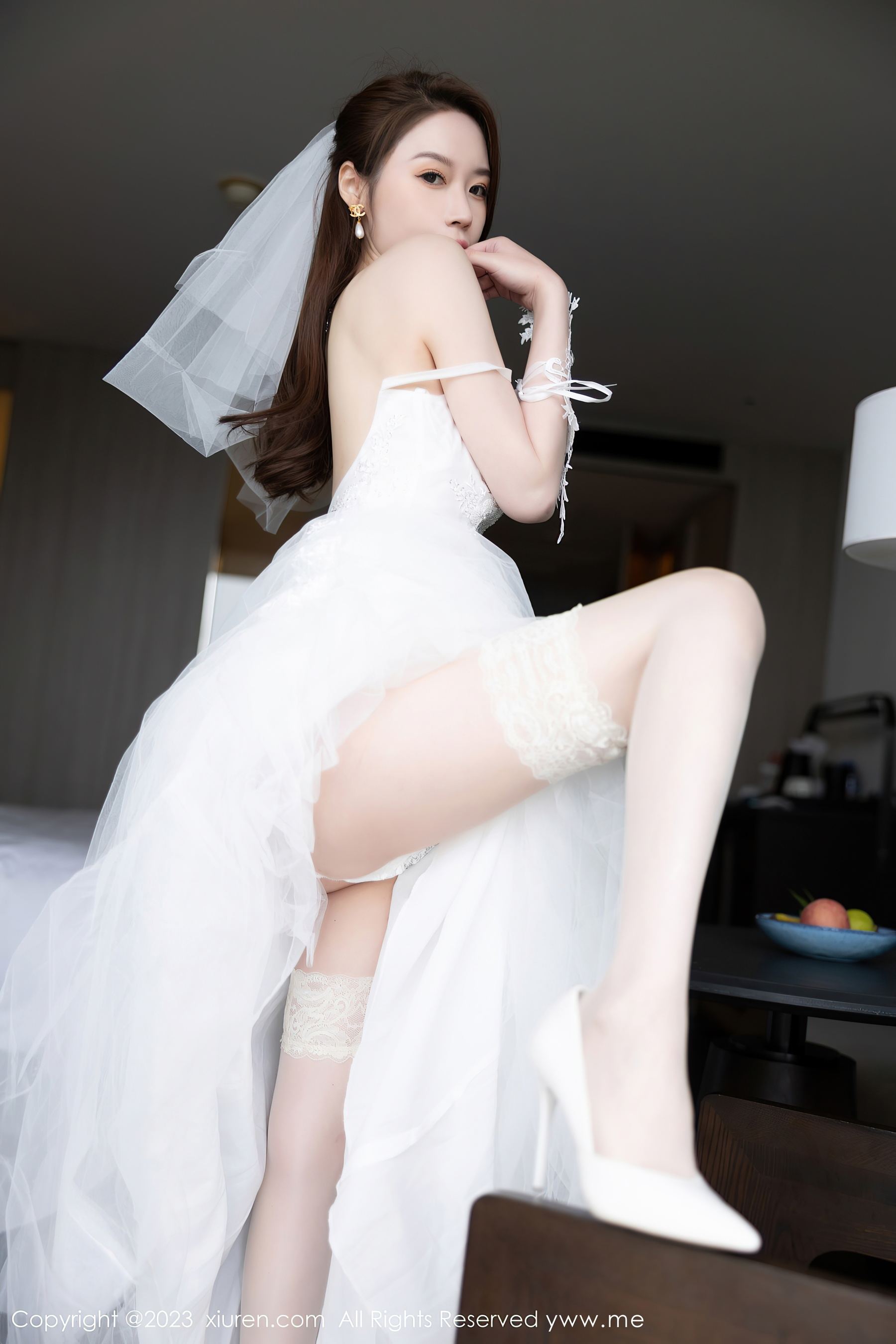 秀人网 No.6120 梦心玥 婚纱服插图9