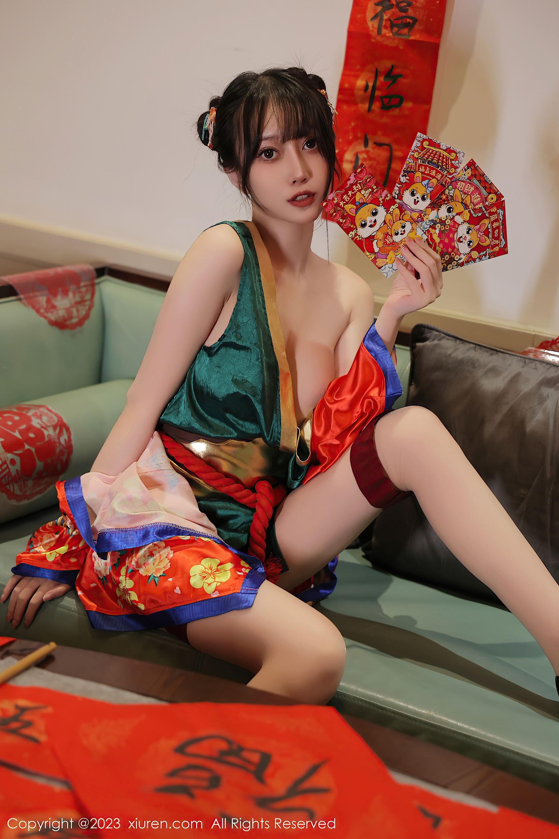 秀人网 No.6167 玥儿玥er 新春美腿插图3