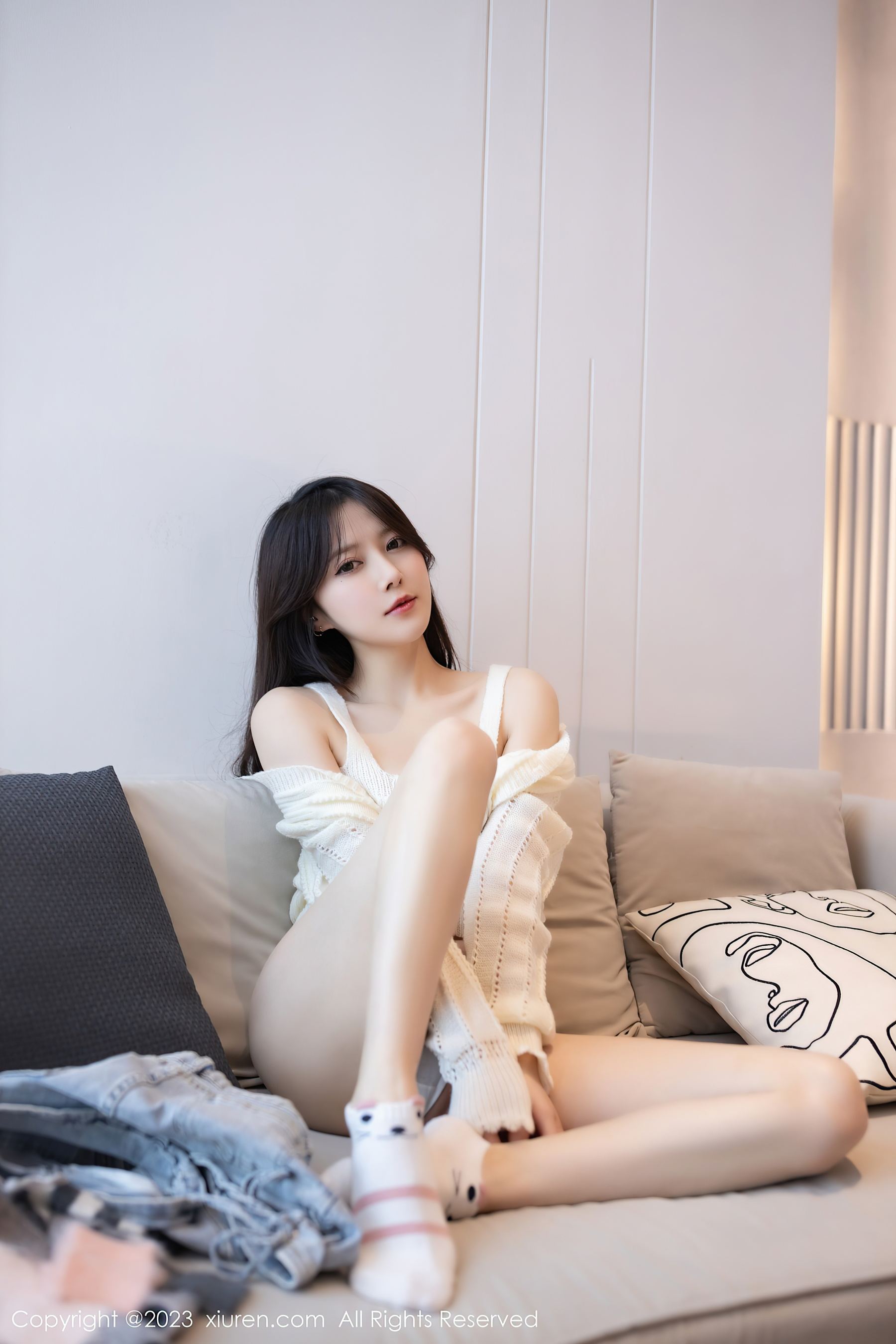 秀人网 No.6216 鱼子酱Fish 牛仔裤美臀插图9