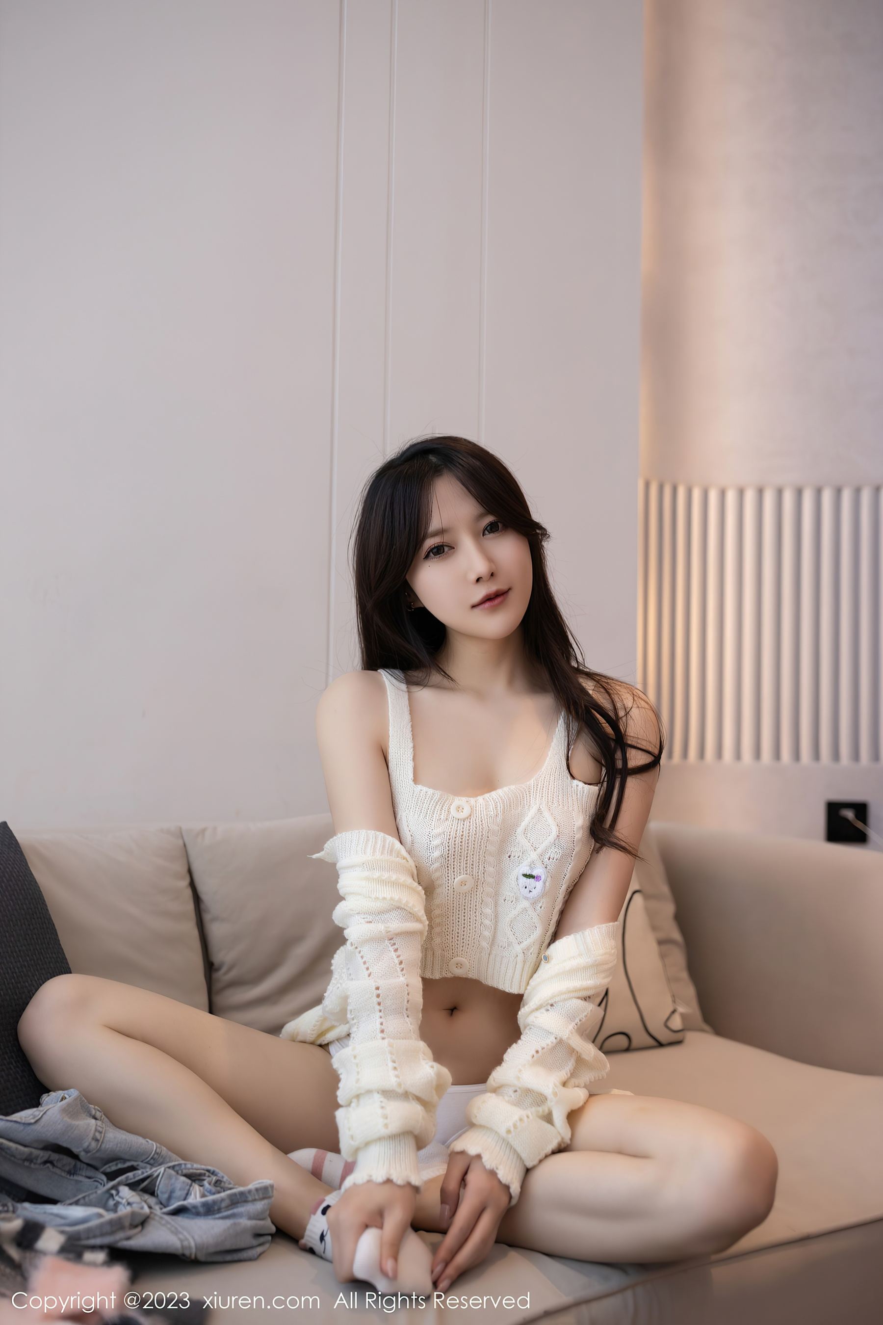 秀人网 No.6216 鱼子酱Fish 牛仔裤美臀插图5