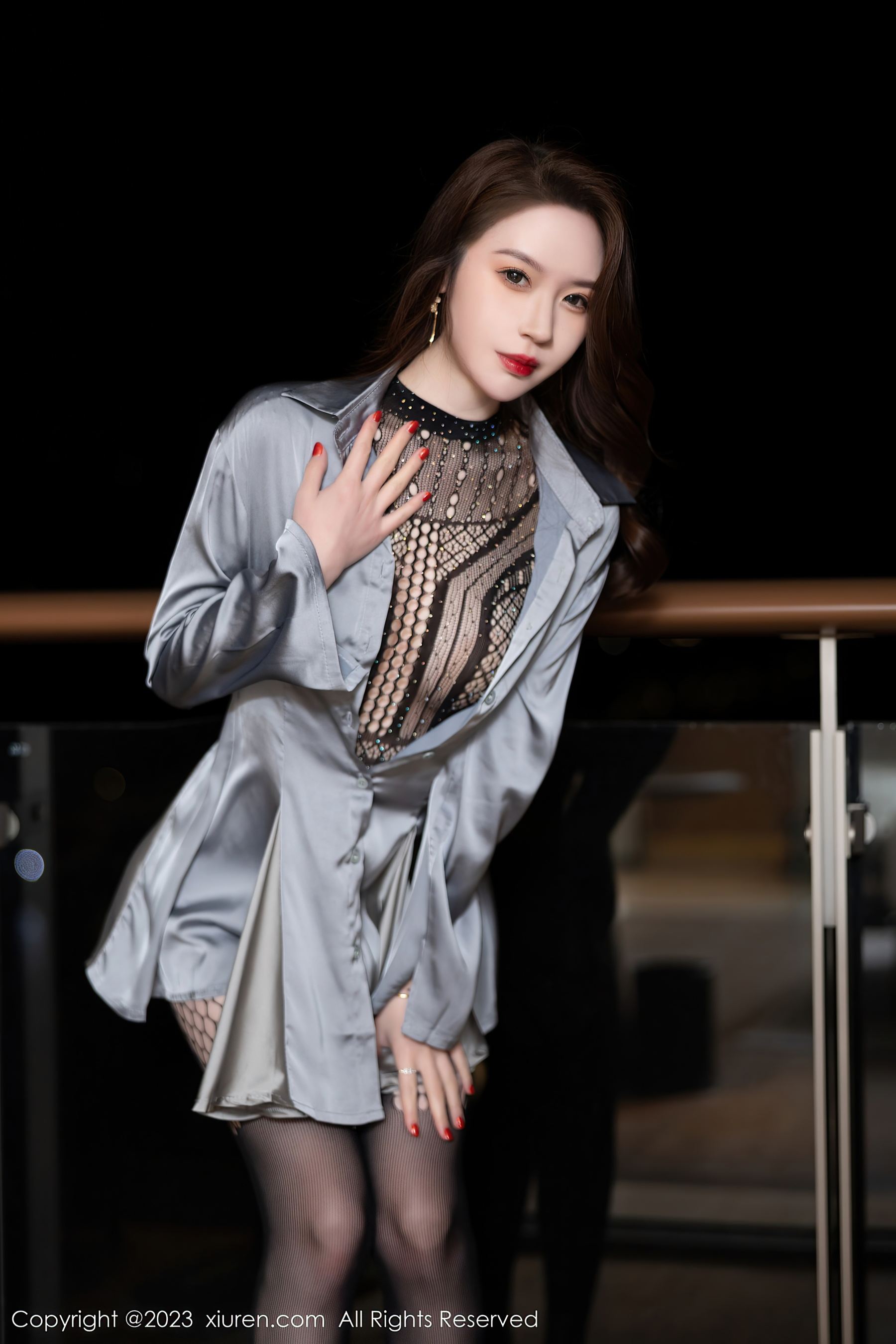 秀人网 No.6271 梦心玥 黑丝美腿插图9