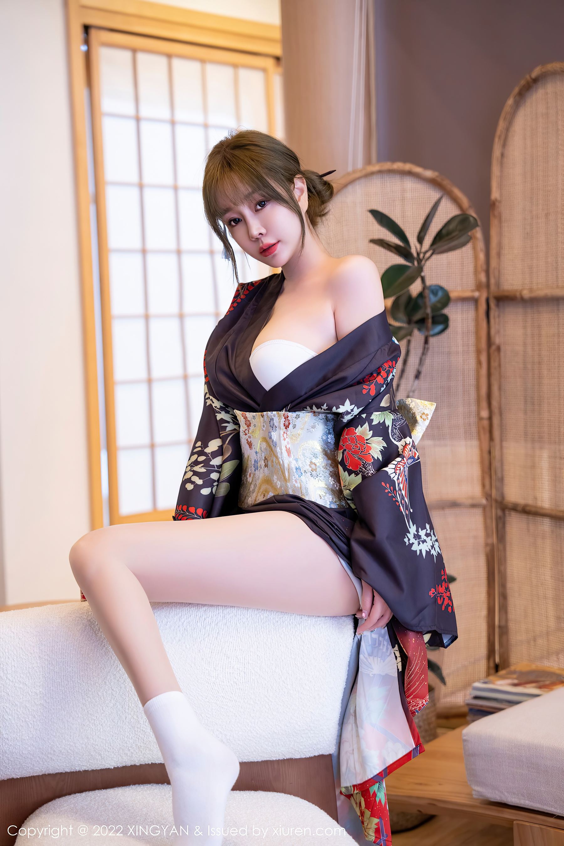 星颜社 VOL.154 王雨纯 和服美臀