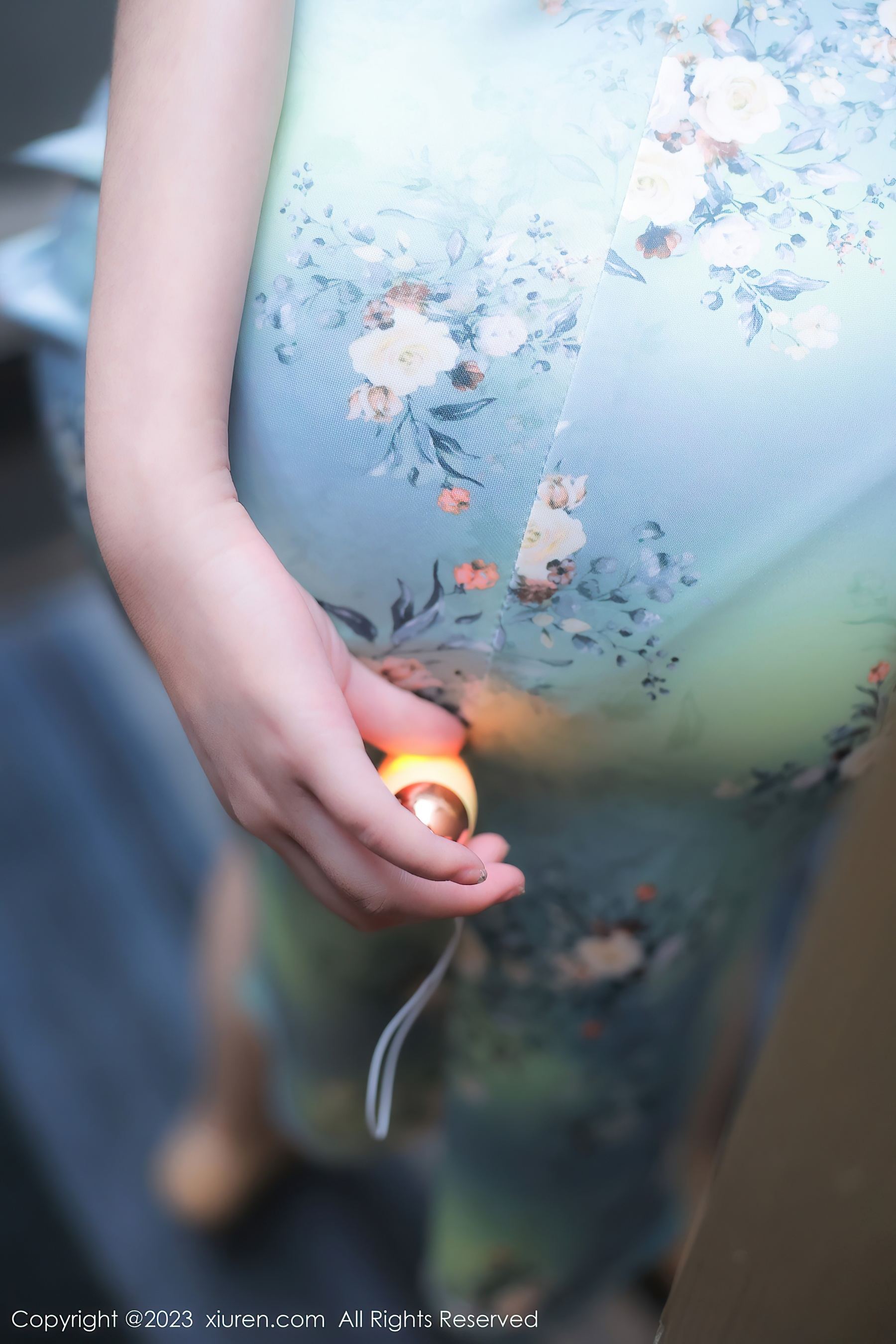 秀人网 No.6464 Arude薇薇 旗袍美腿插图9