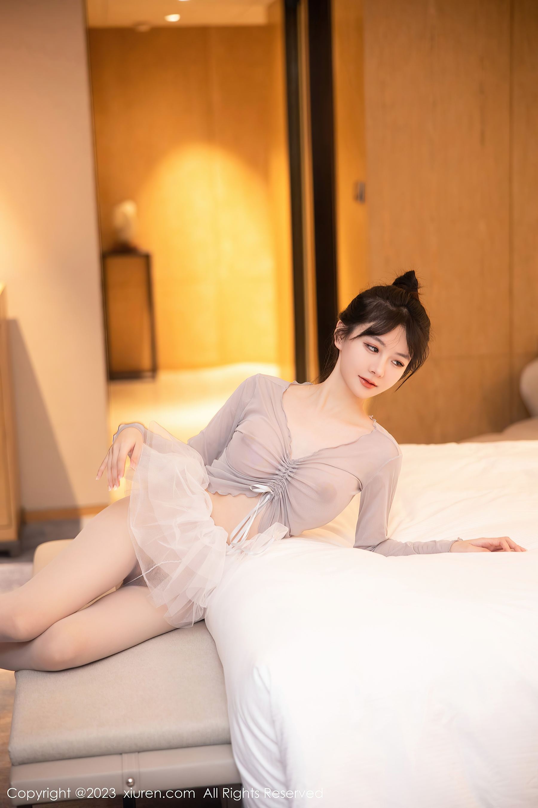 秀人网 No.6592 谢小蒽 丝袜美腿插图5