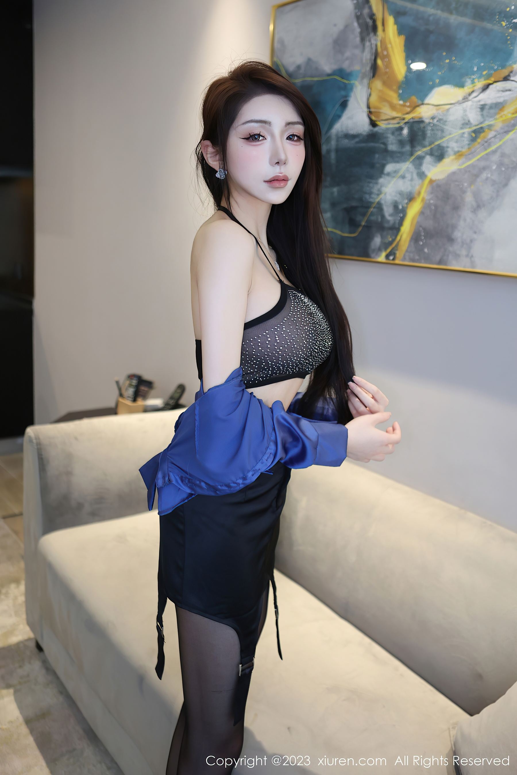 秀人网 No.6594 金幼汐Vivian 黑丝美腿插图2