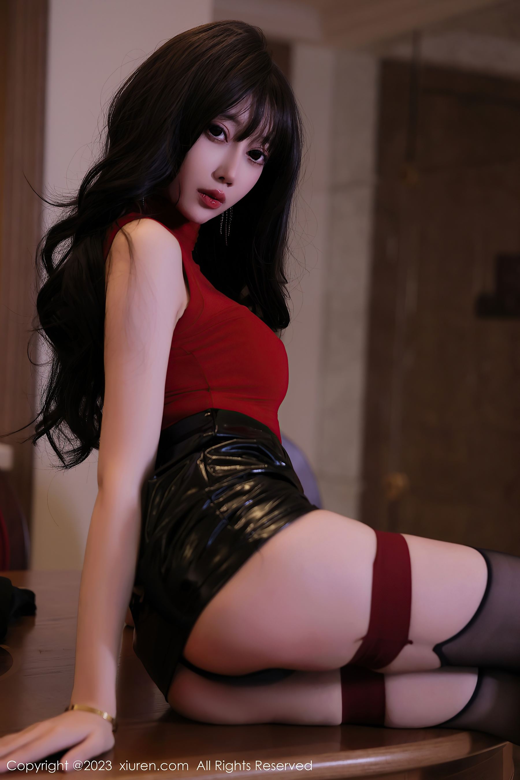秀人网 No.6806 玥儿玥er 黑丝美腿插图8