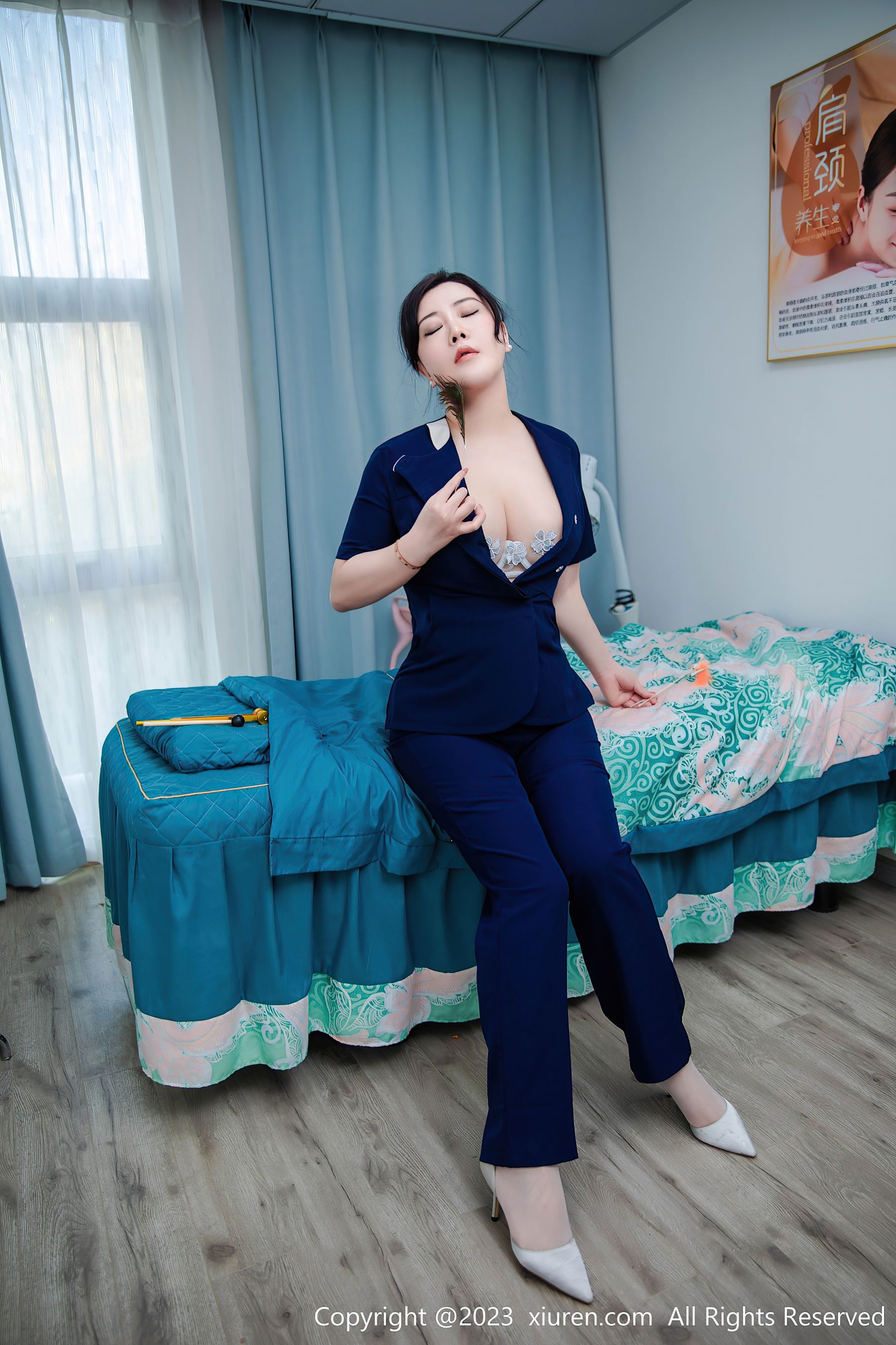 秀人网 No.6878 王婉悠Queen 丰腴美臀插图1