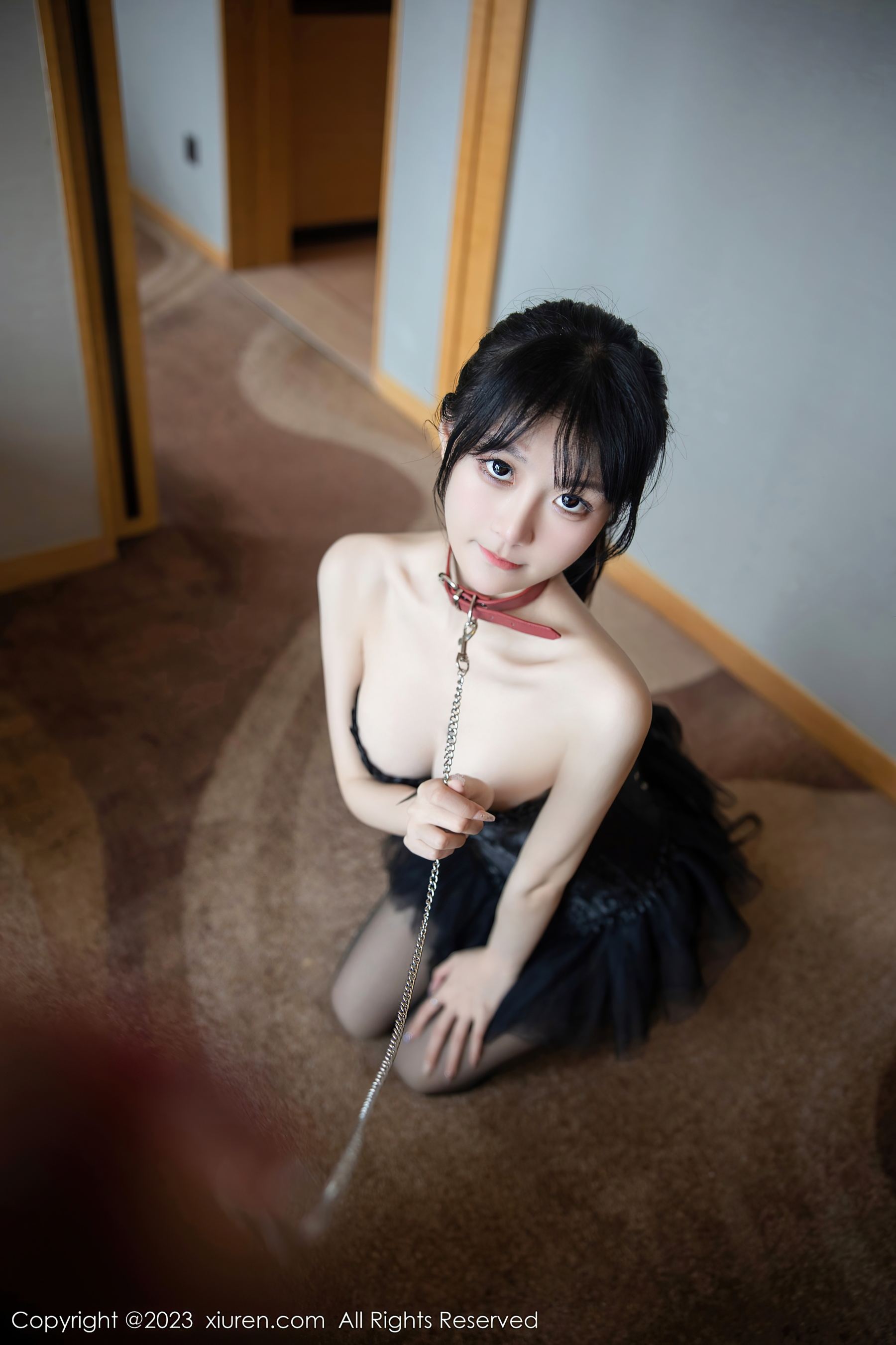秀人网 No.6961 幼幼 黑丝美腿插图6