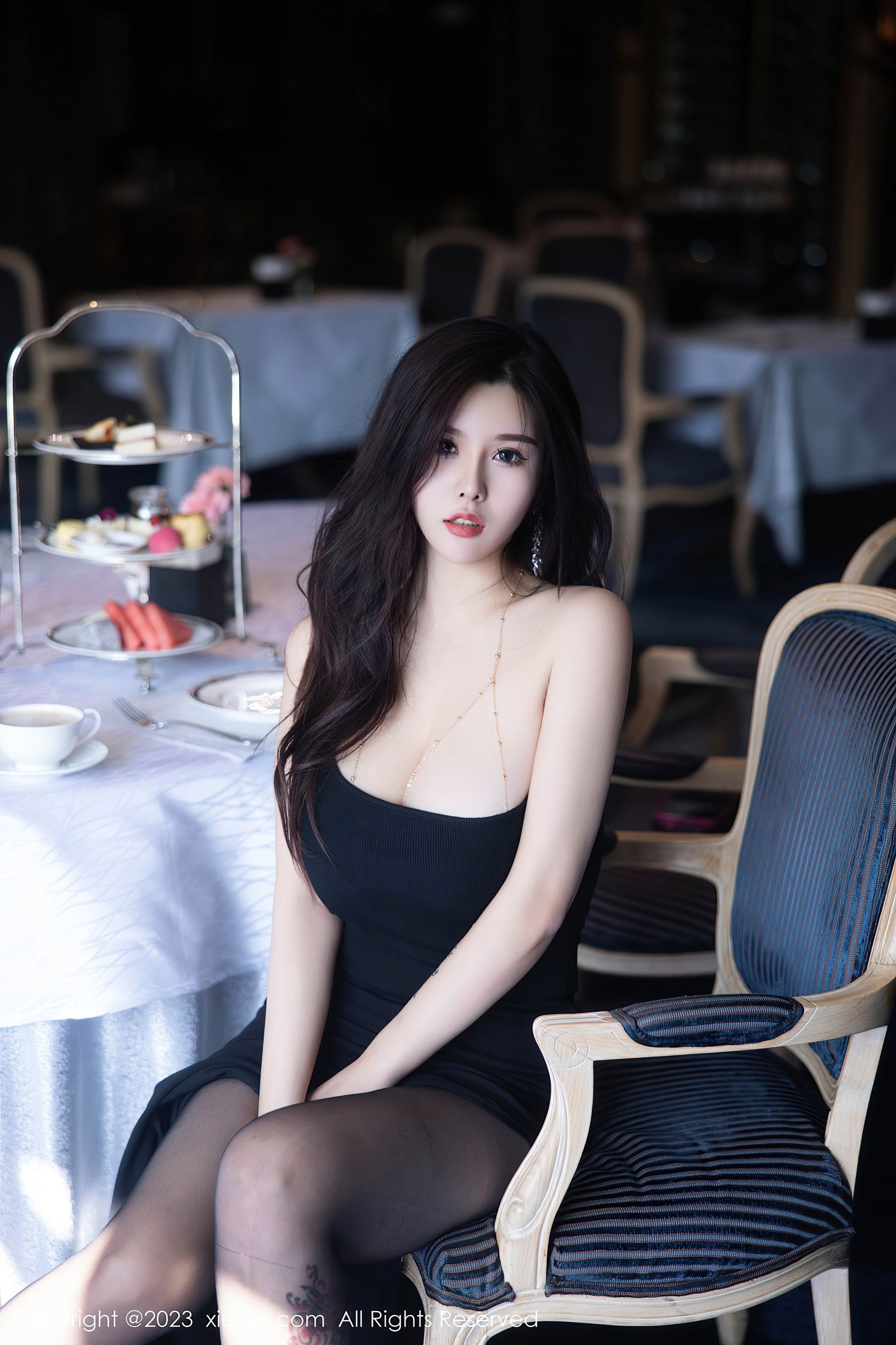 秀人网 No.6973 周思乔Betty 黑丝美臀插图5