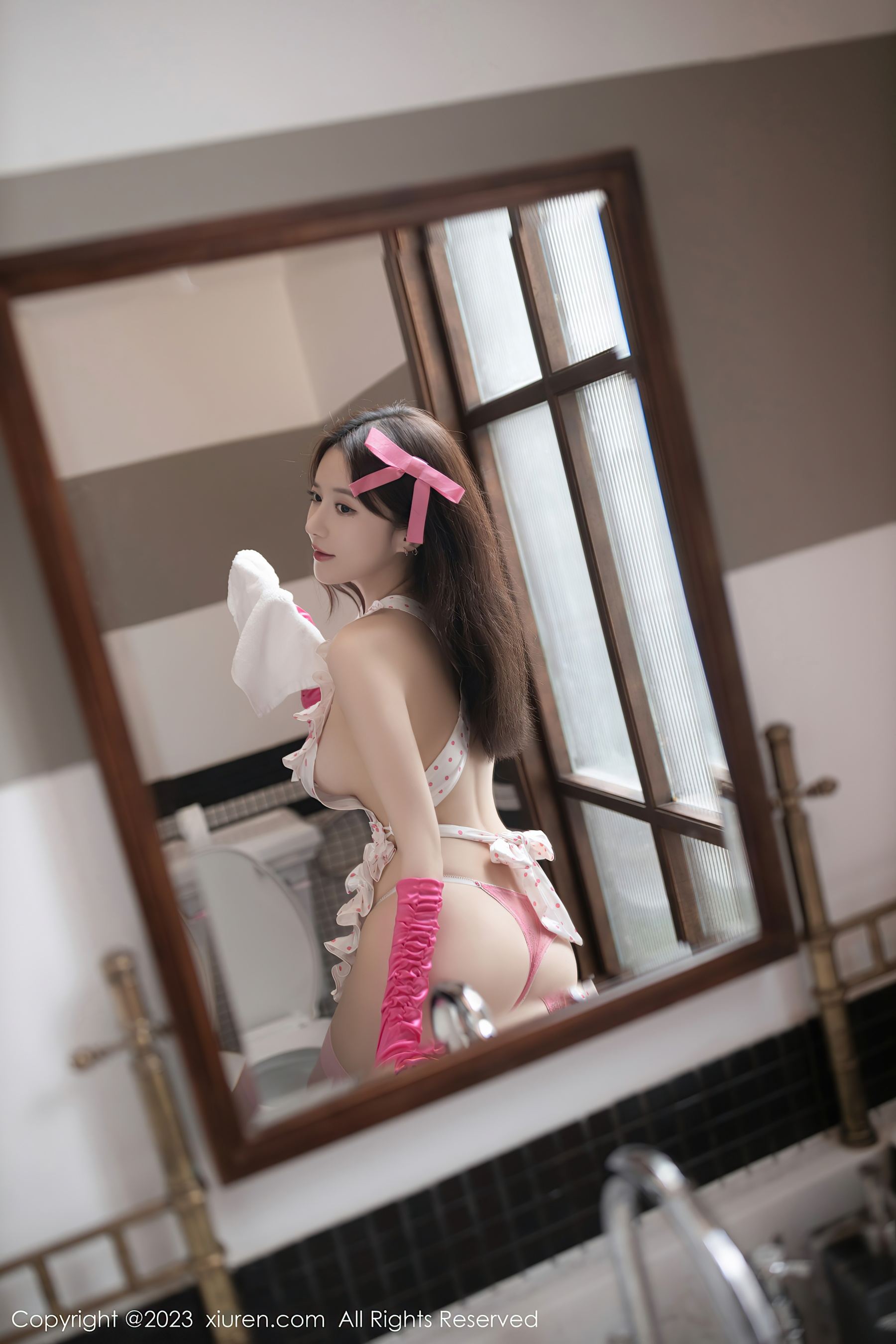秀人网 No.7158 鱼子酱Fish 女仆美臀插图9