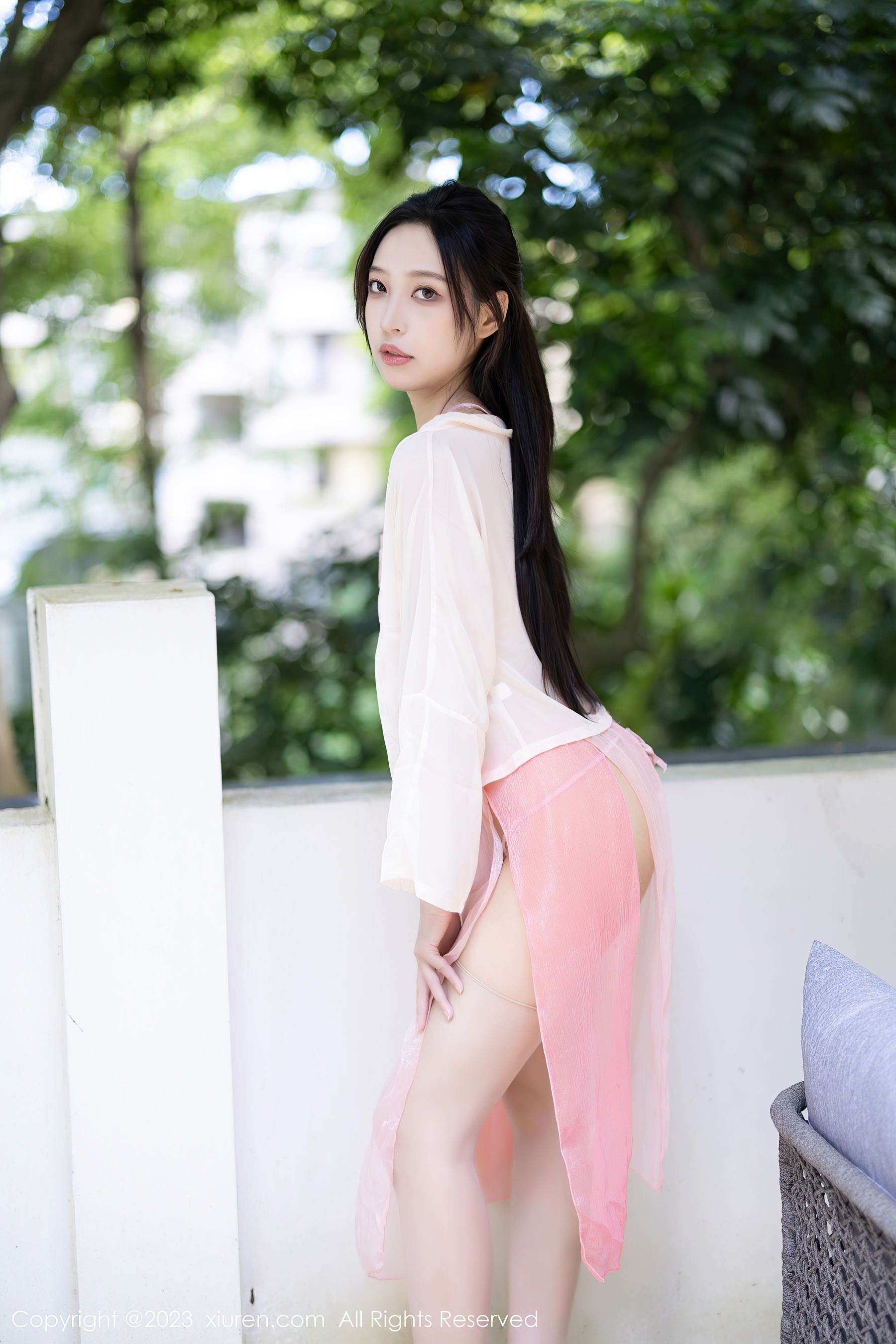 秀人网 No.7139 郑颖姗Bev 美腿旗袍插图2