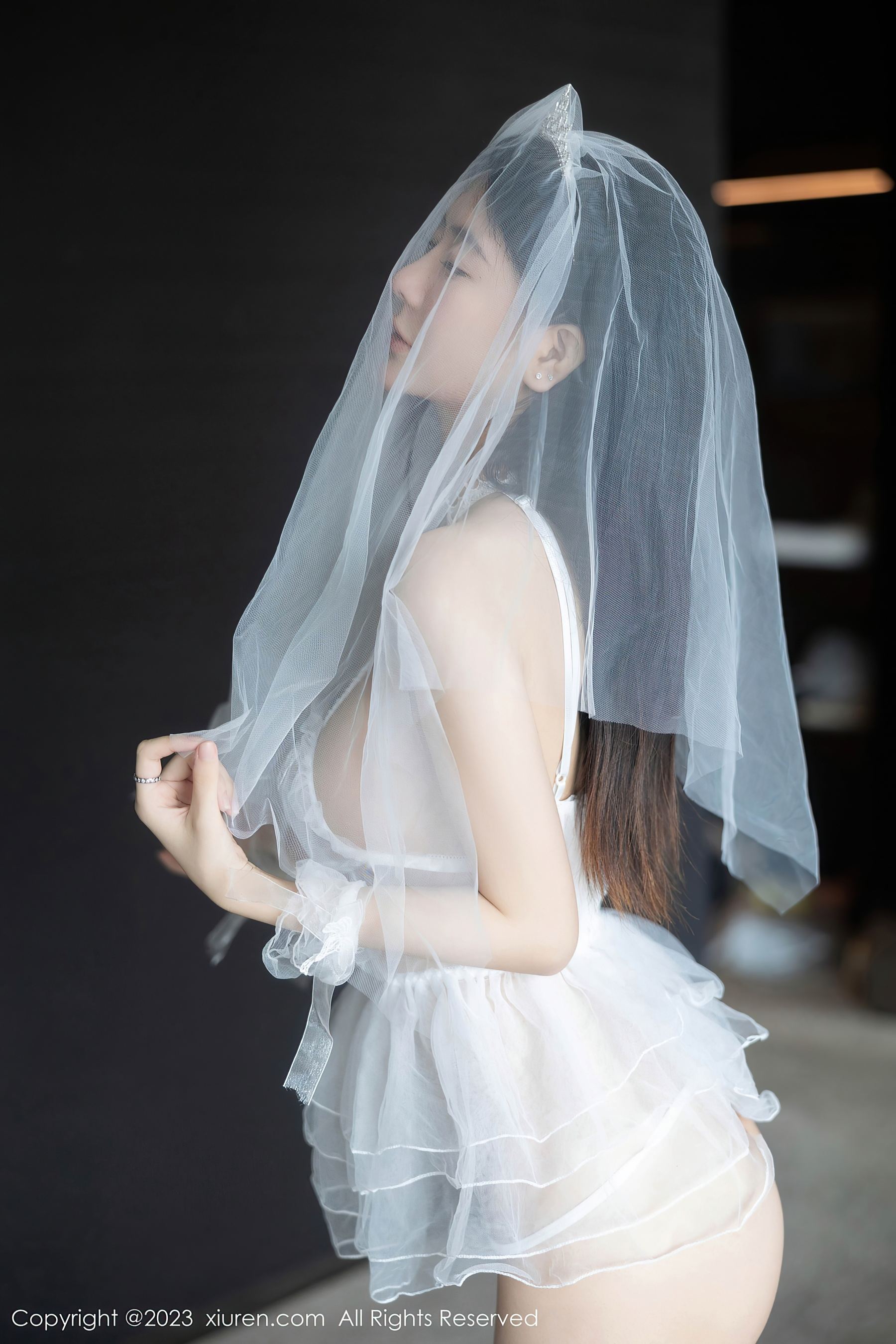 秀人网 No.7165 幼幼 婚纱丝袜插图4