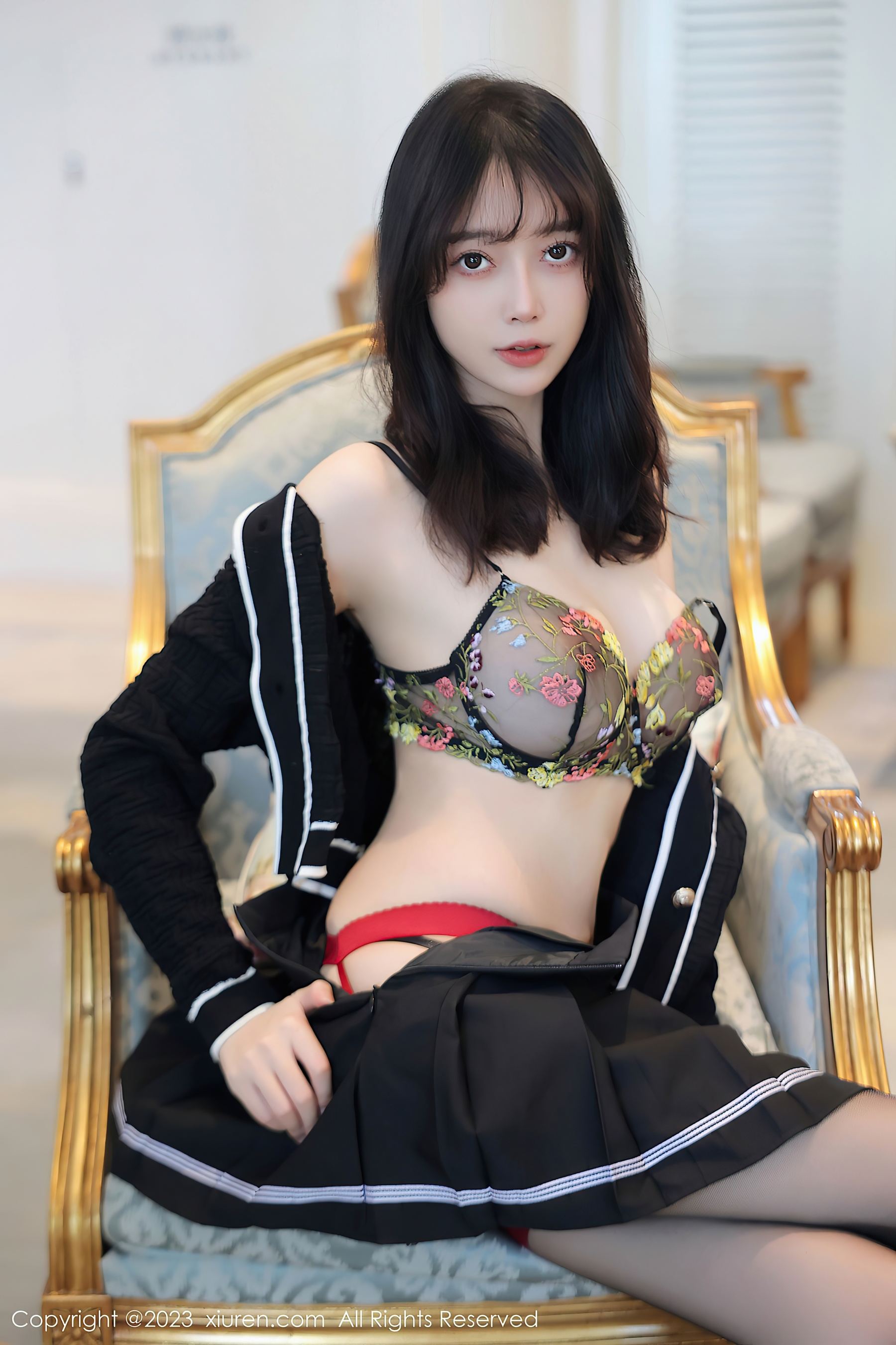 秀人网 No.7287 玥儿玥er 黑丝美腿插图6