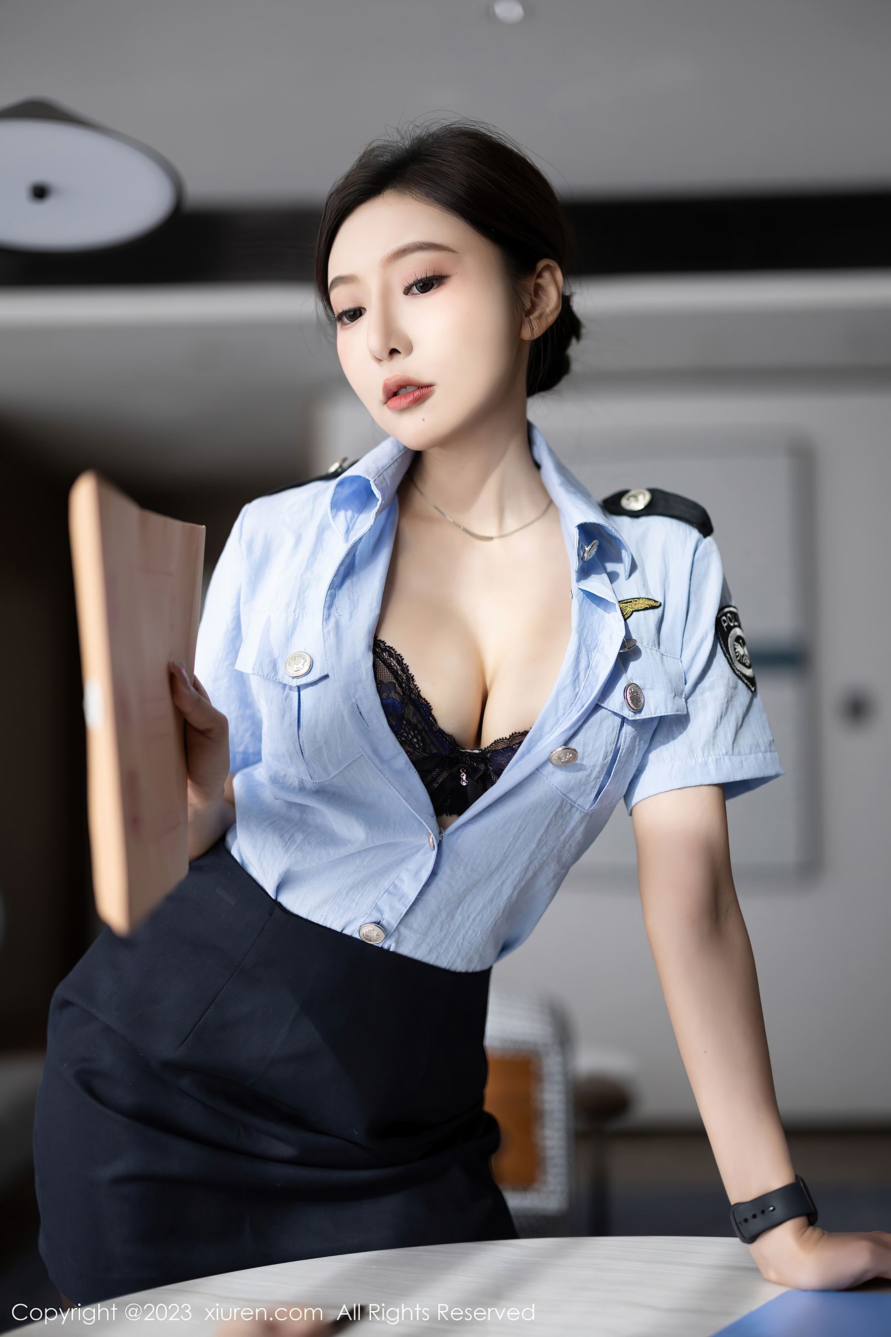 秀人网 No.7340 王馨瑶yanni 美腿黑丝