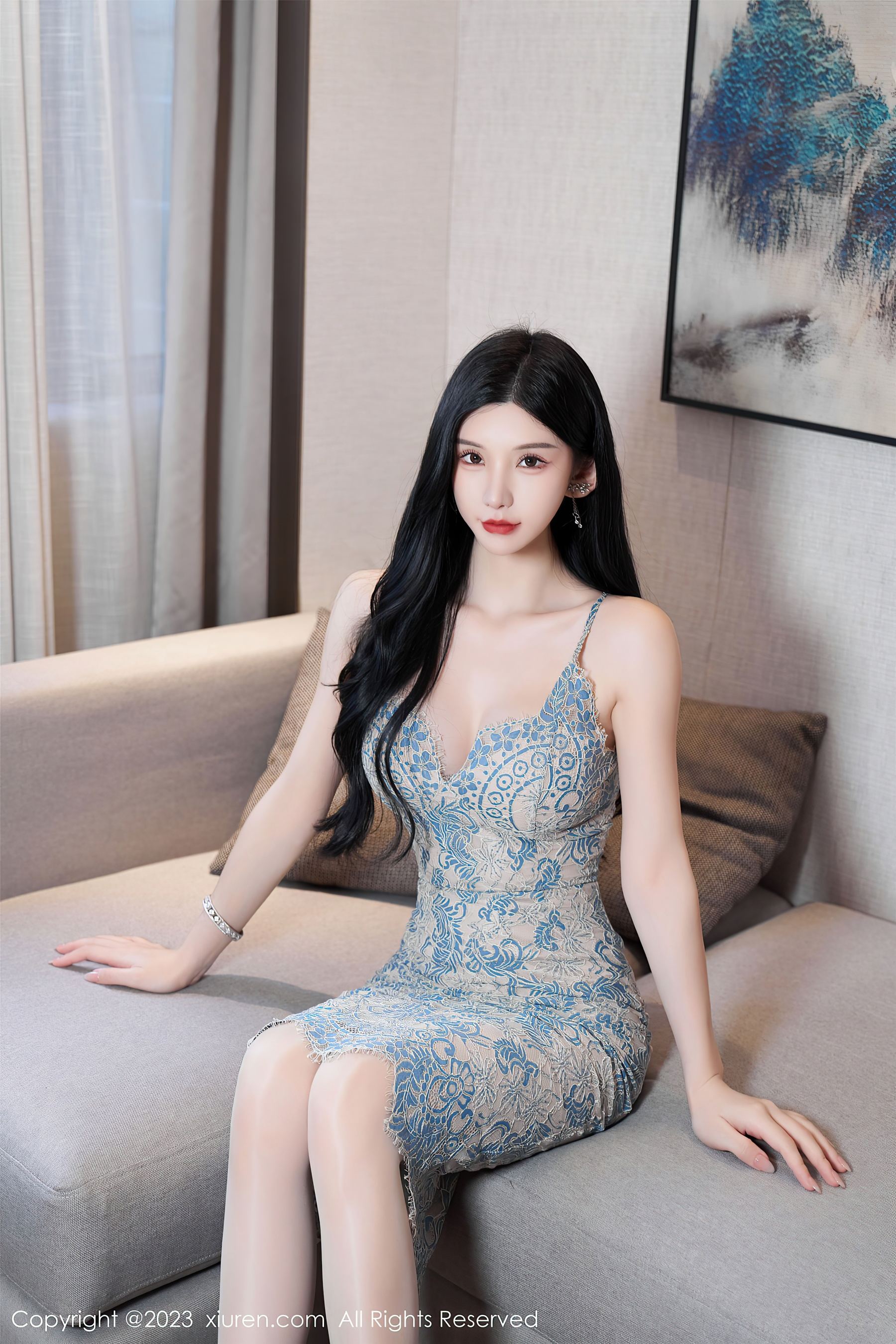秀人网 No.7362 周于希Sally 厦门旅拍插图1