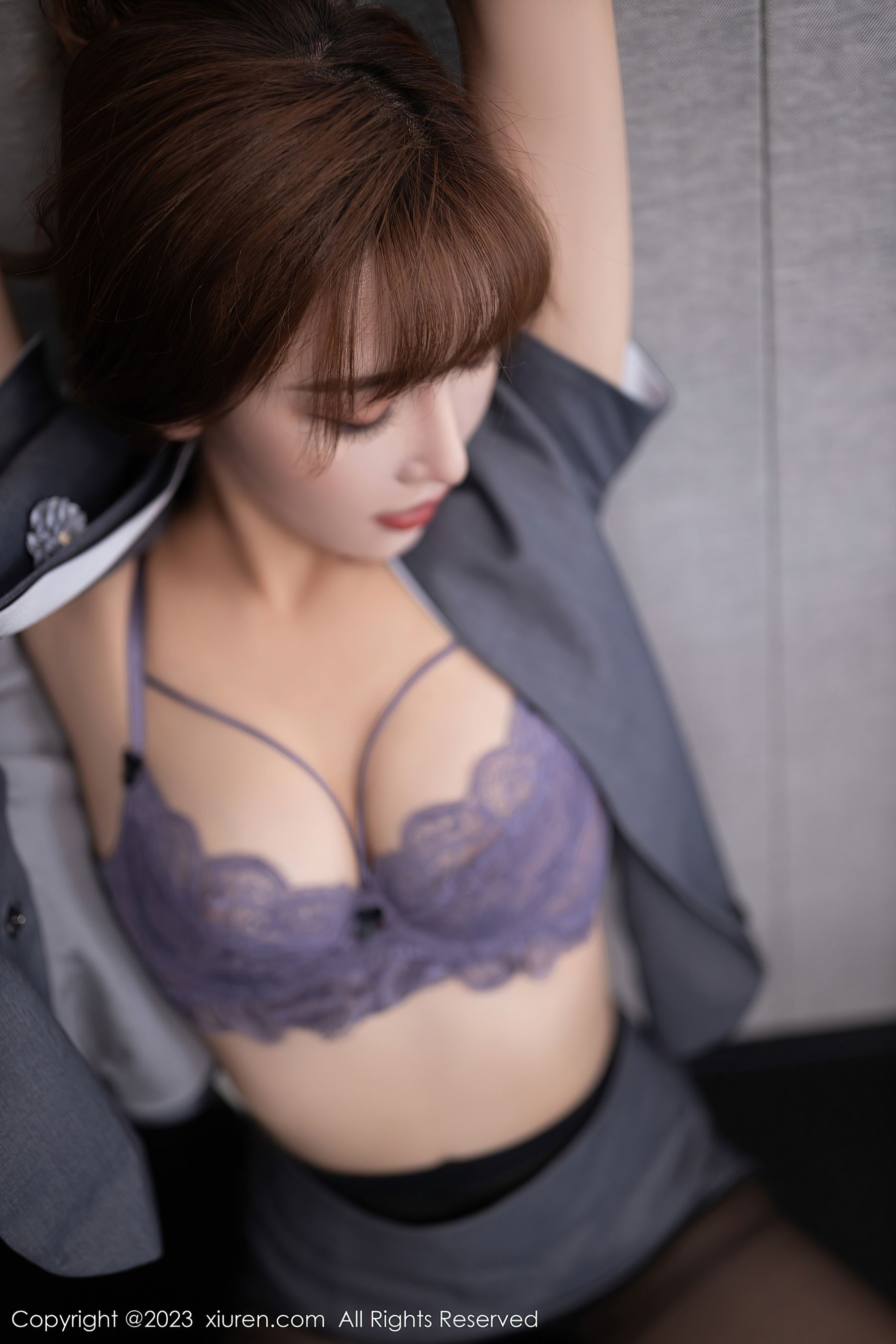 秀人网 No.7423 陆萱萱 黑色美腿插图1