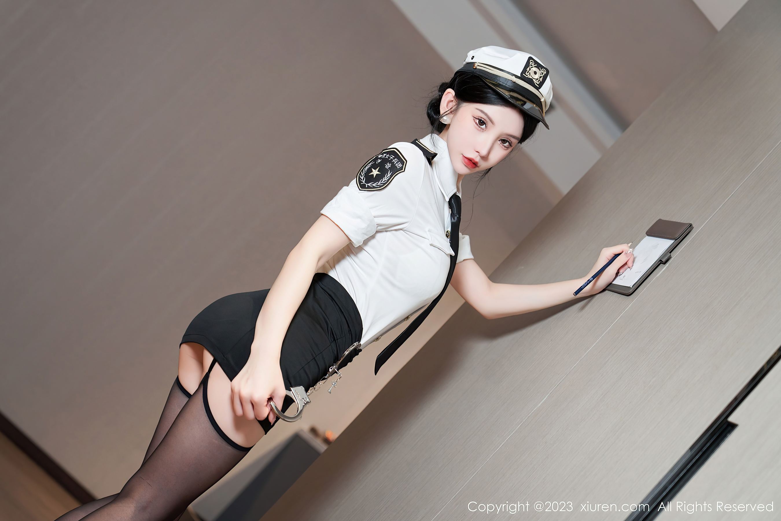 秀人网 No.7430 周于希Sally 黑丝美臀插图6
