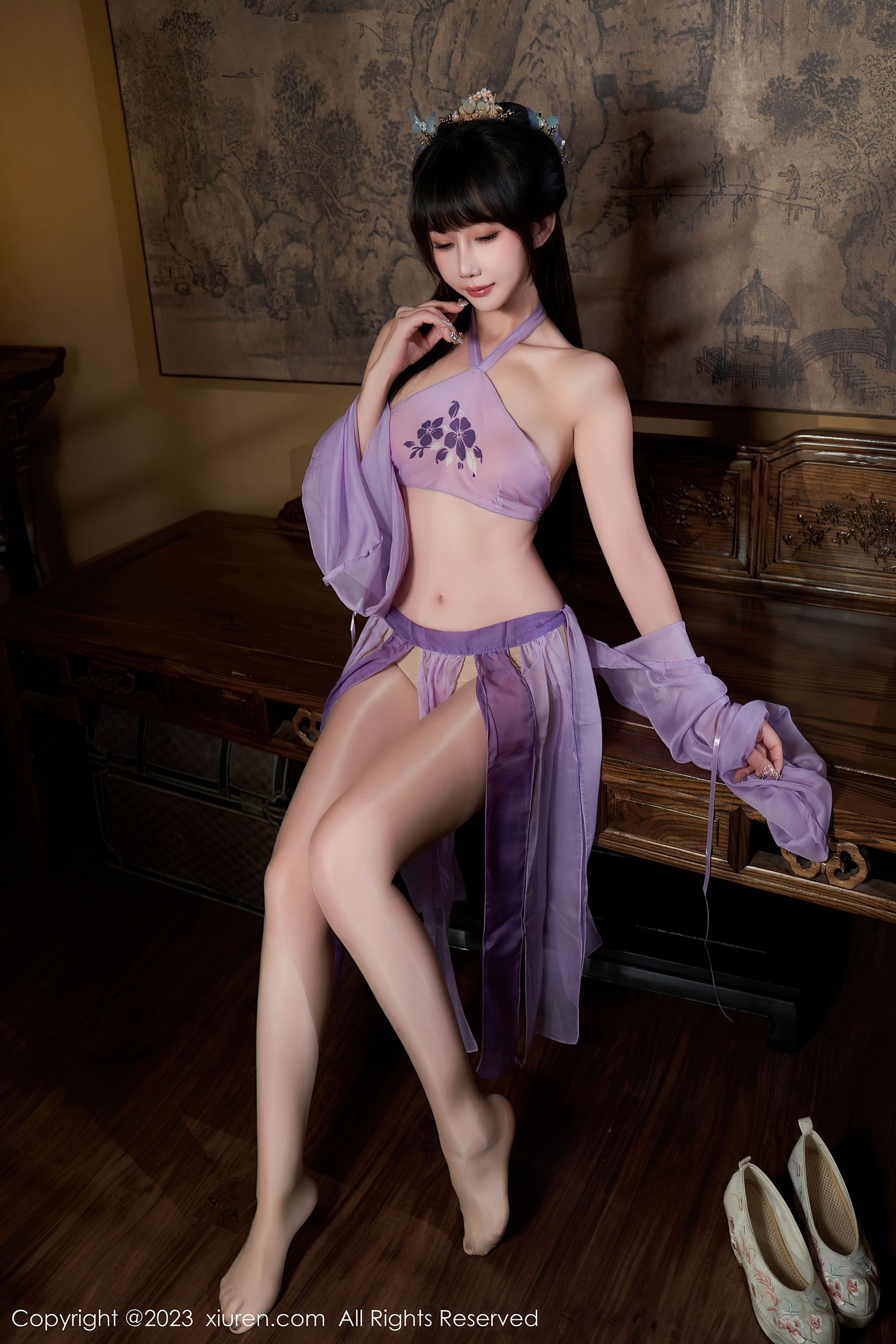秀人网 No.7442 波巧酱 古装美腿插图7