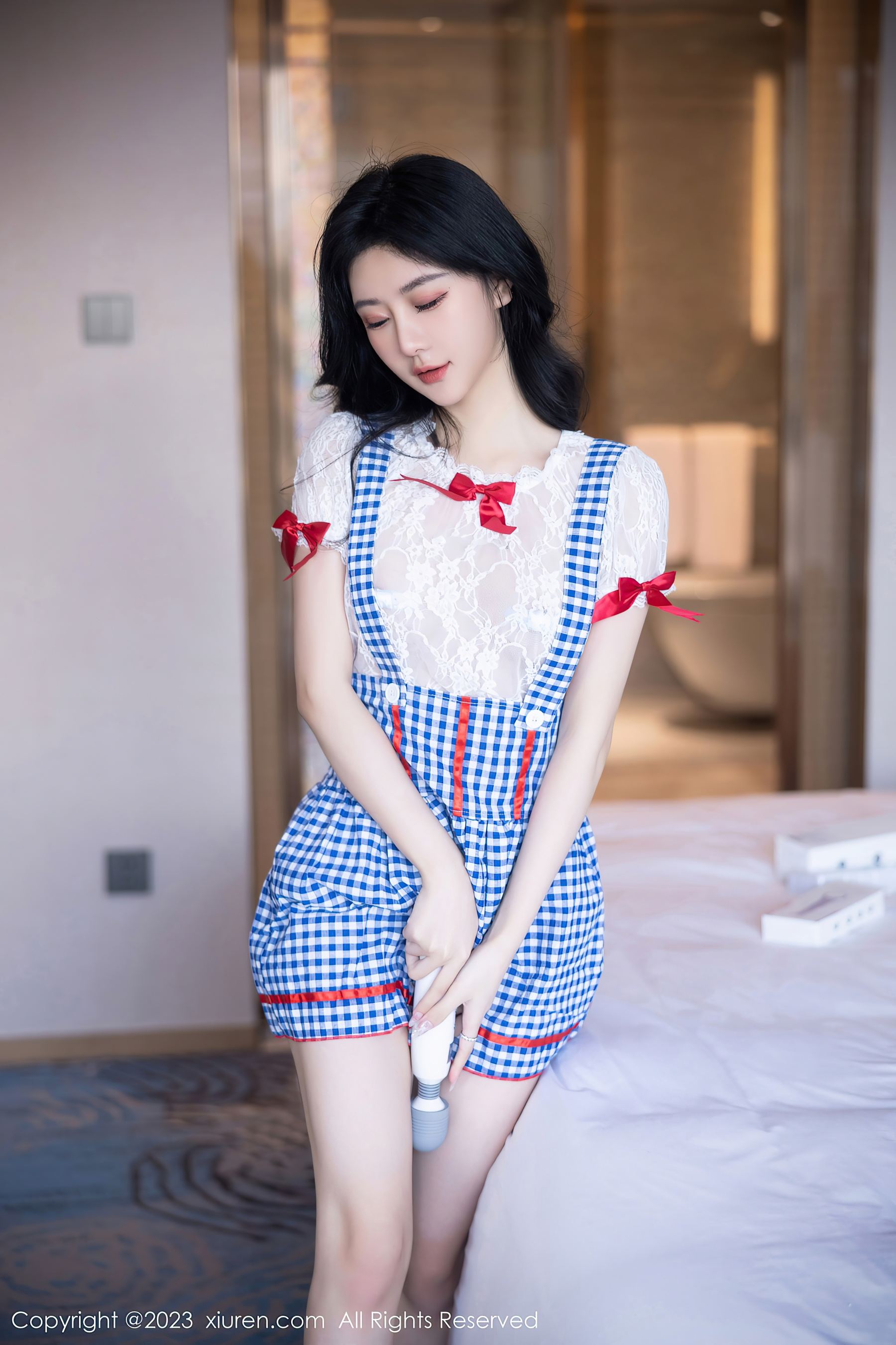 秀人网 No.7509 幼幼 清纯美腿插图1