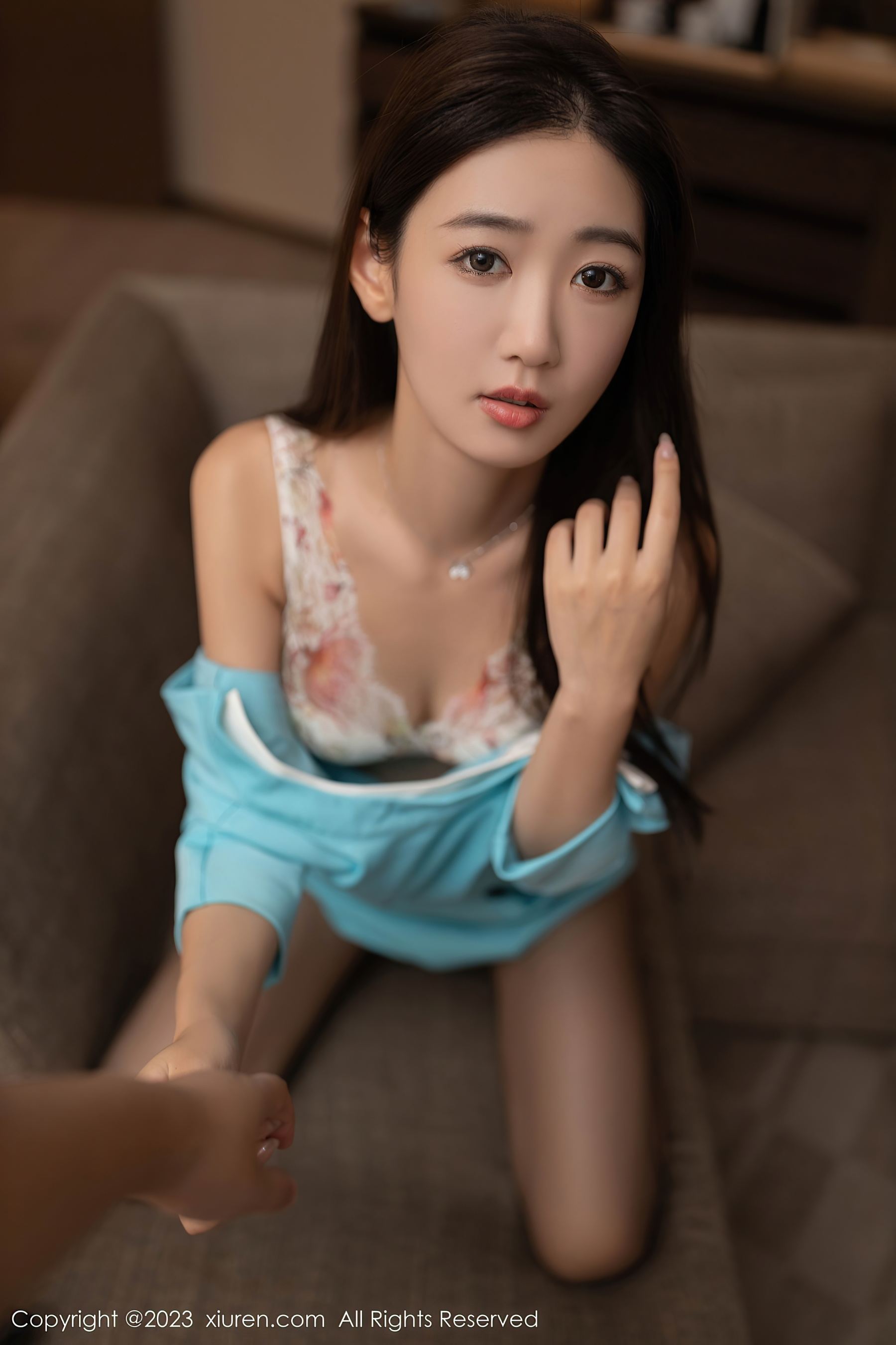 秀人网 No.7516 唐安琪 黑丝美腿插图1