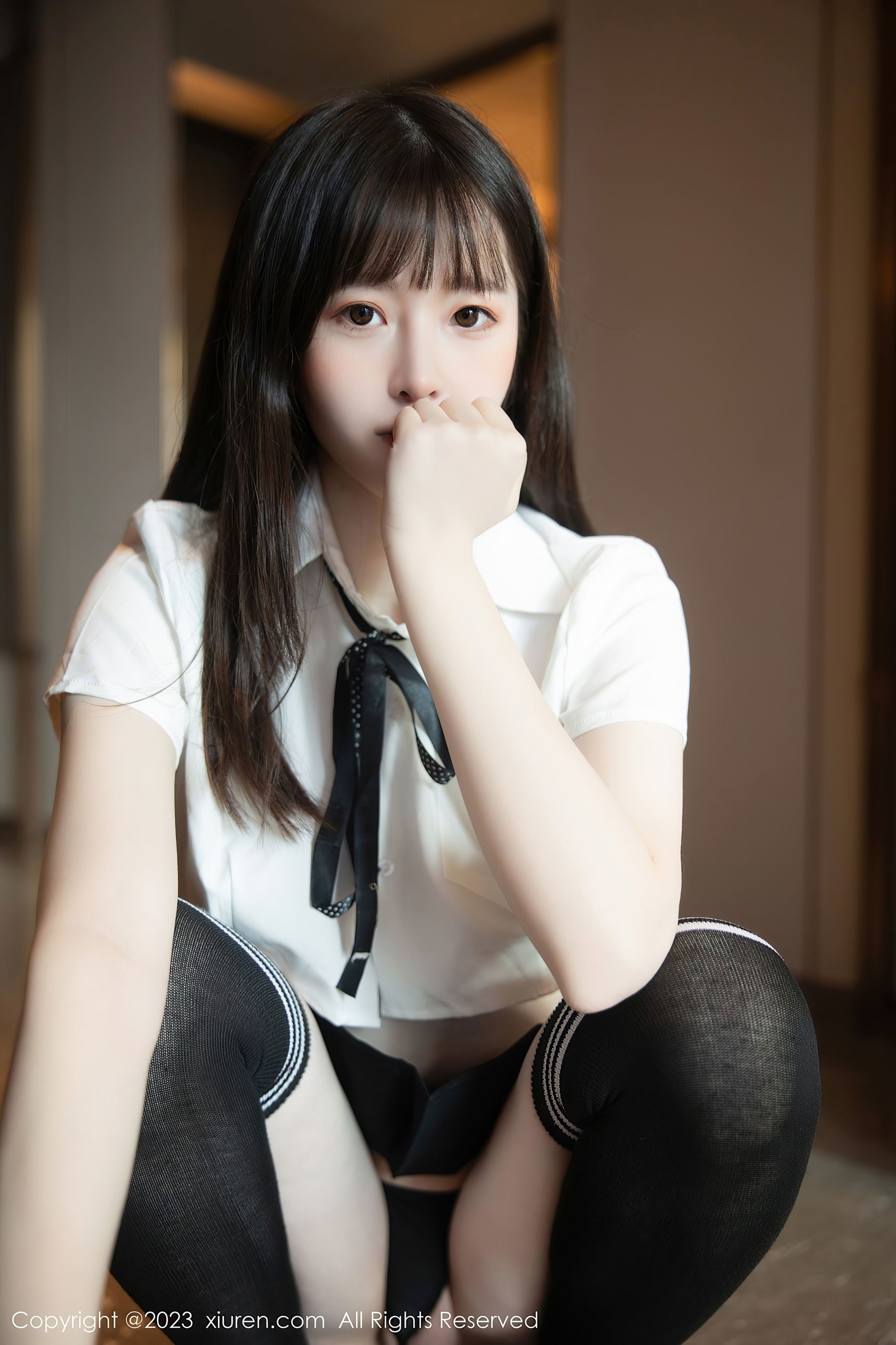 秀人网 No.7534 林悠悠 清纯美腿插图1